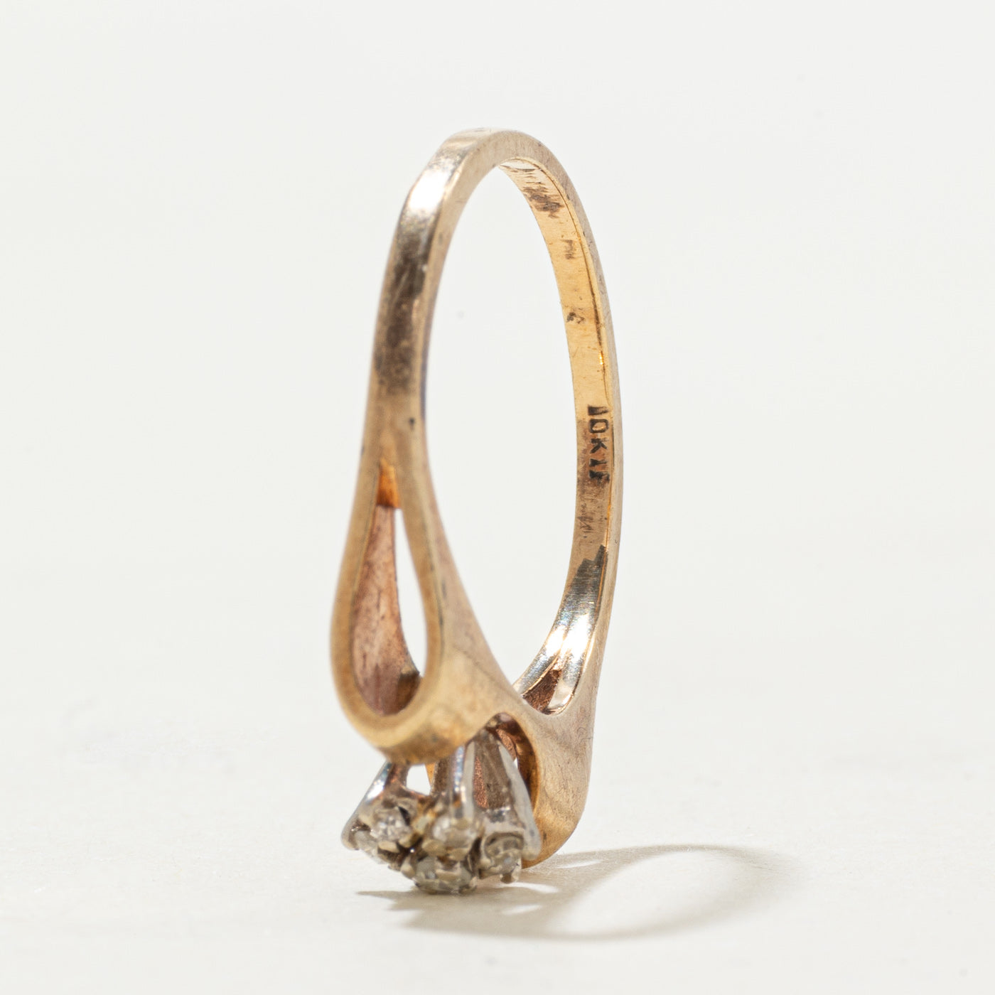 10k Diamond Petal Cluster Ring | SZ 4.75