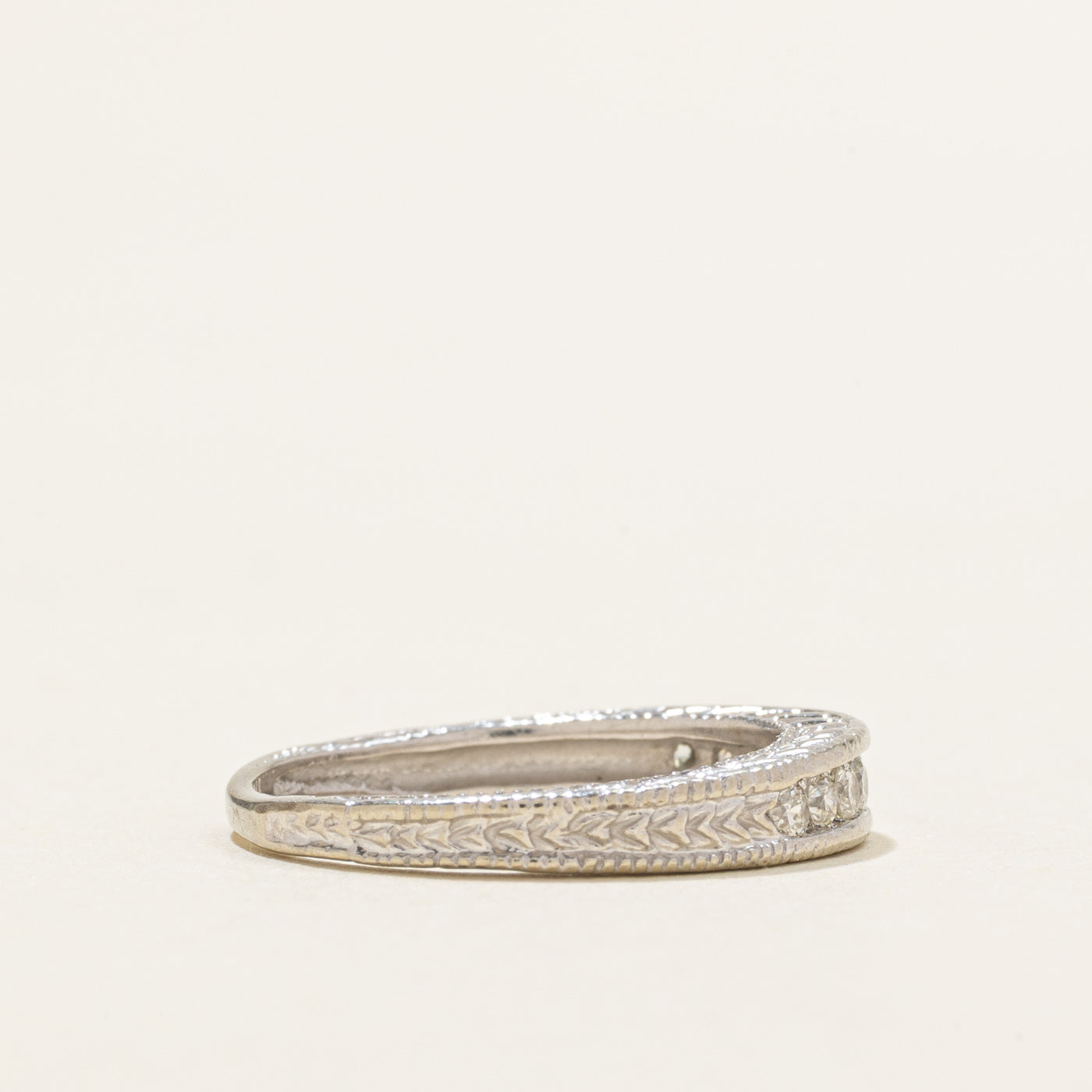 10K Semi Eternity Channel Set Diamond Band | 0.20ctw | SZ 5.0