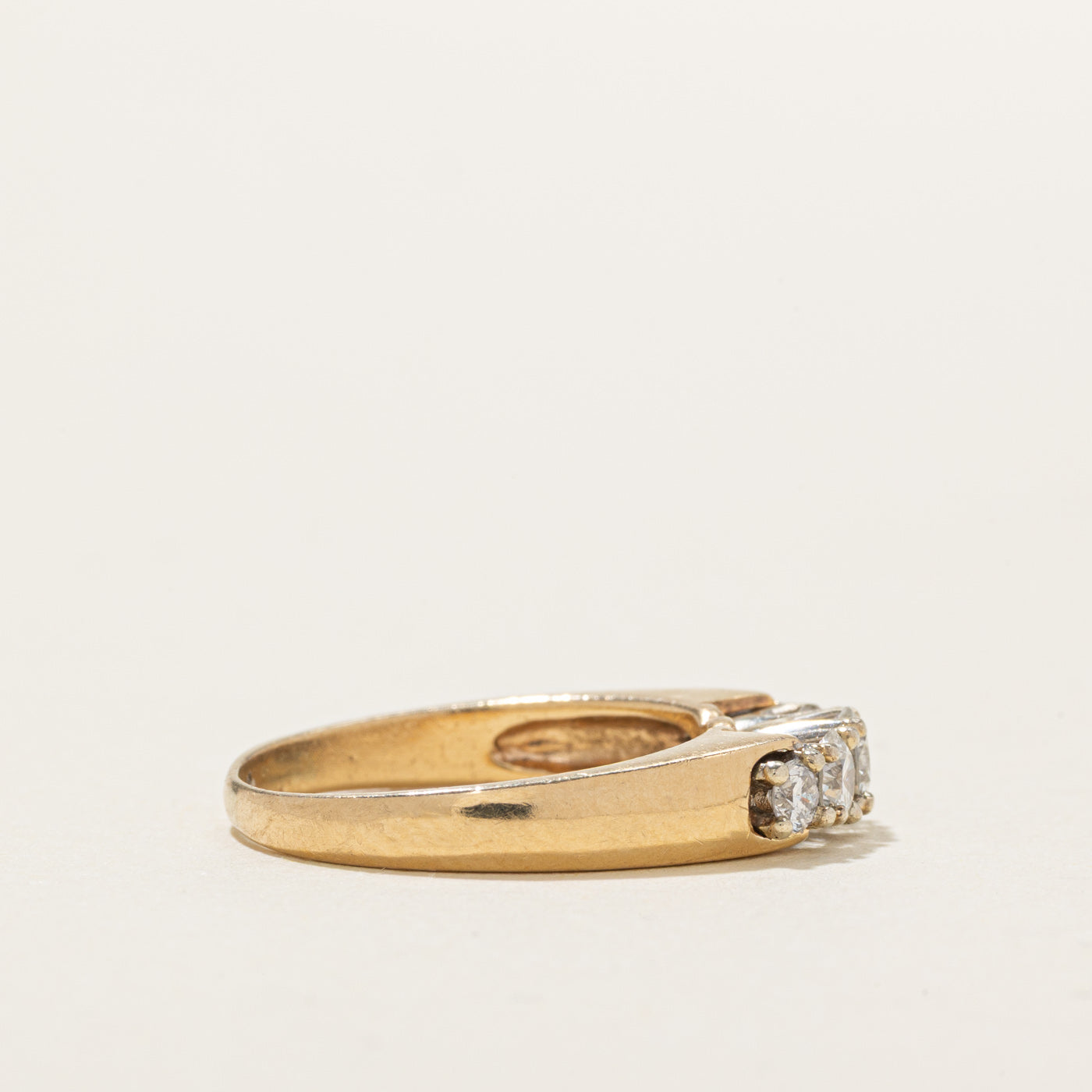 14K Five Stone Graduated Diamond Ring | 0.47ctw | SZ 4.75