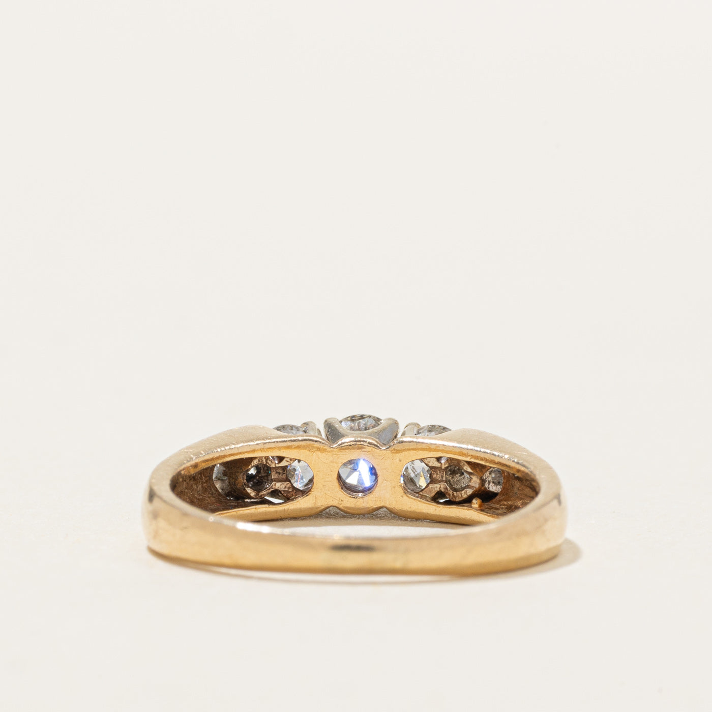 14K Five Stone Graduated Diamond Ring | 0.47ctw | SZ 4.75