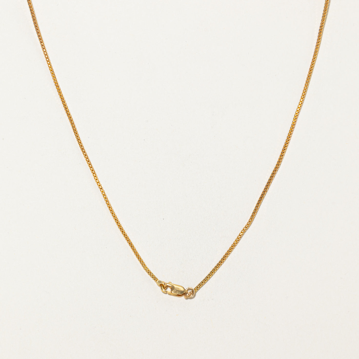 Chaîne maille forçat en or jaune 18 carats | 61 cm