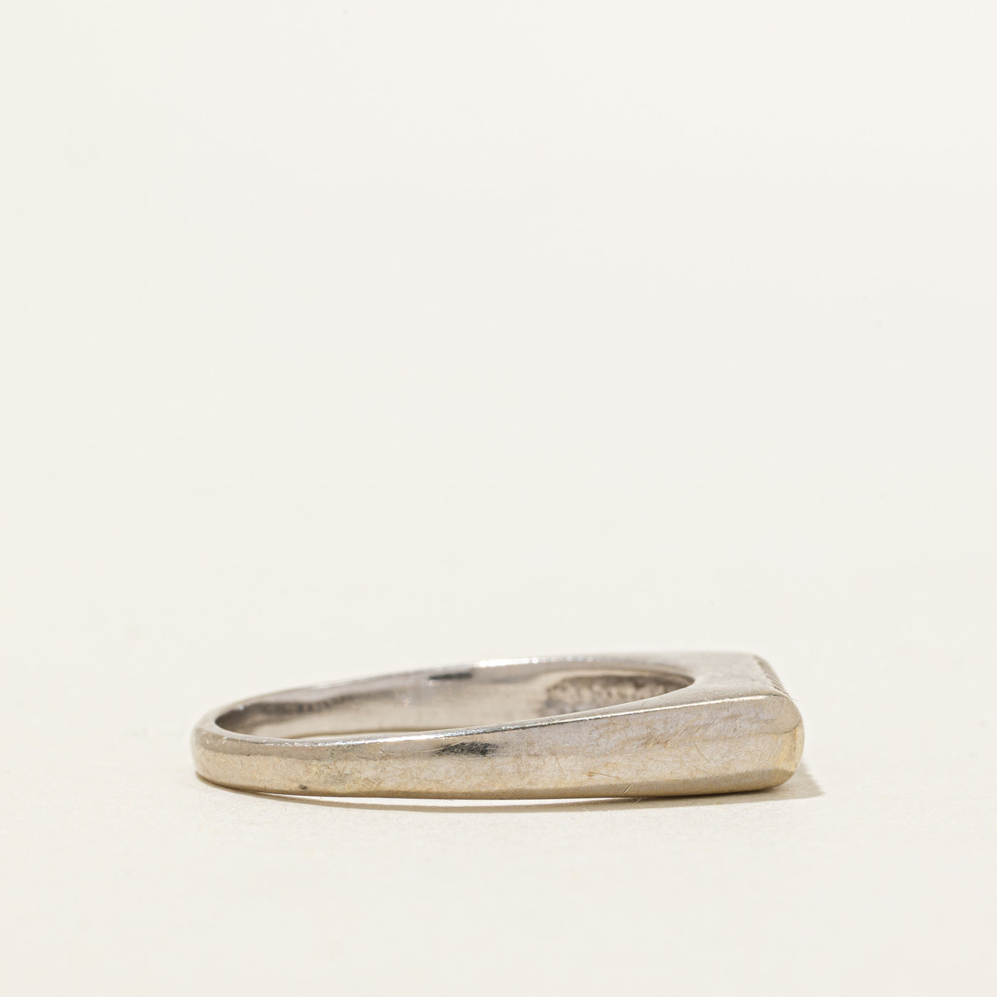 10K Diamond Multi Column Geometric Band | SZ 8.5
