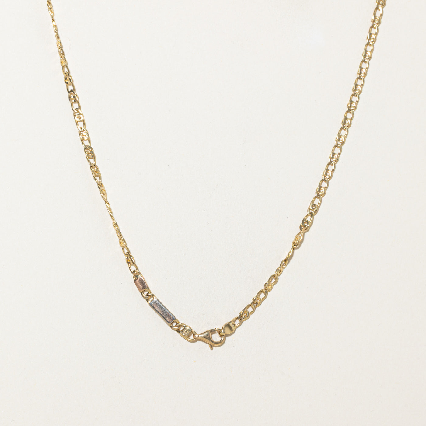 Italian 18k Yellow Gold Figarucci Chain | 22"