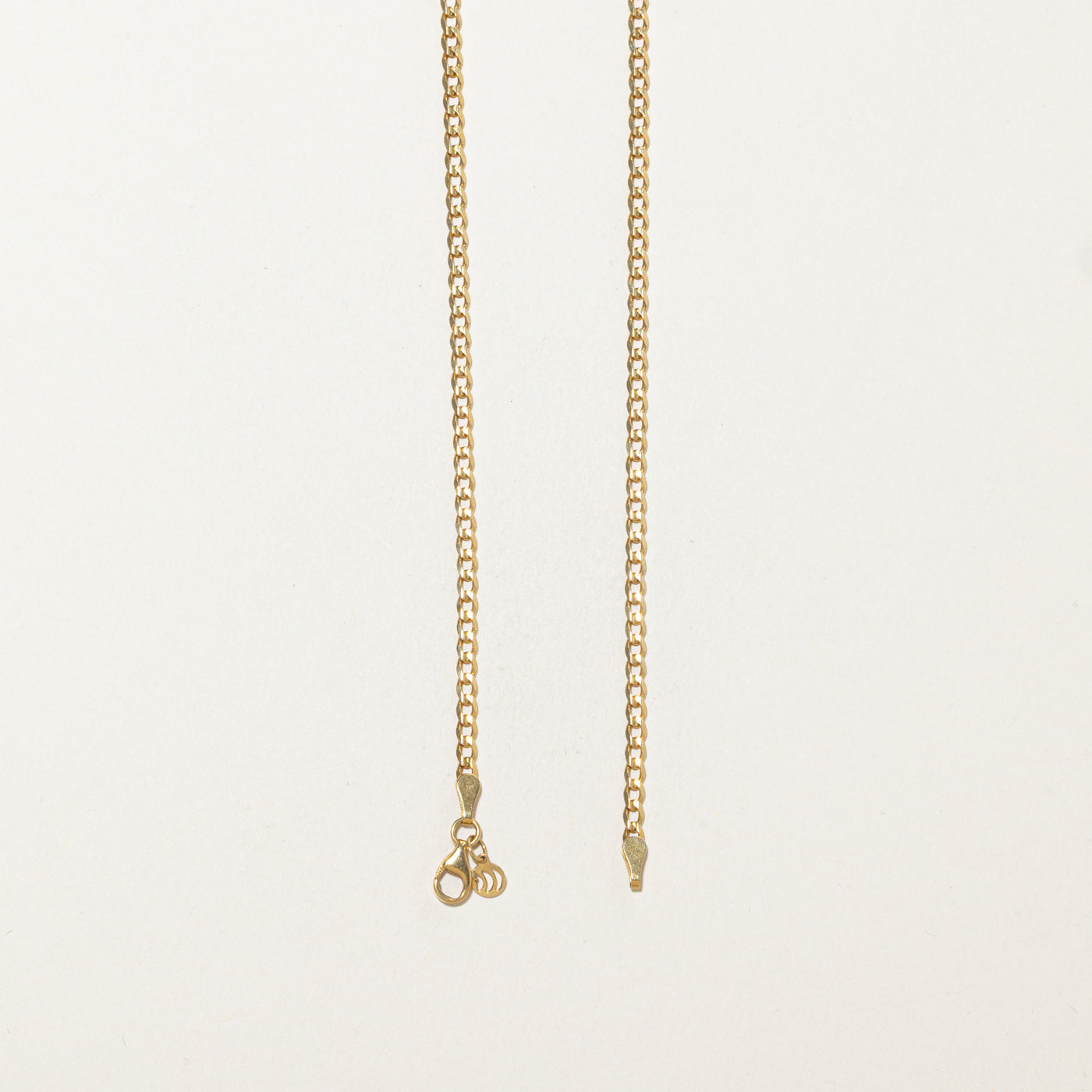 18k Yellow Gold Curb Chain | 26"