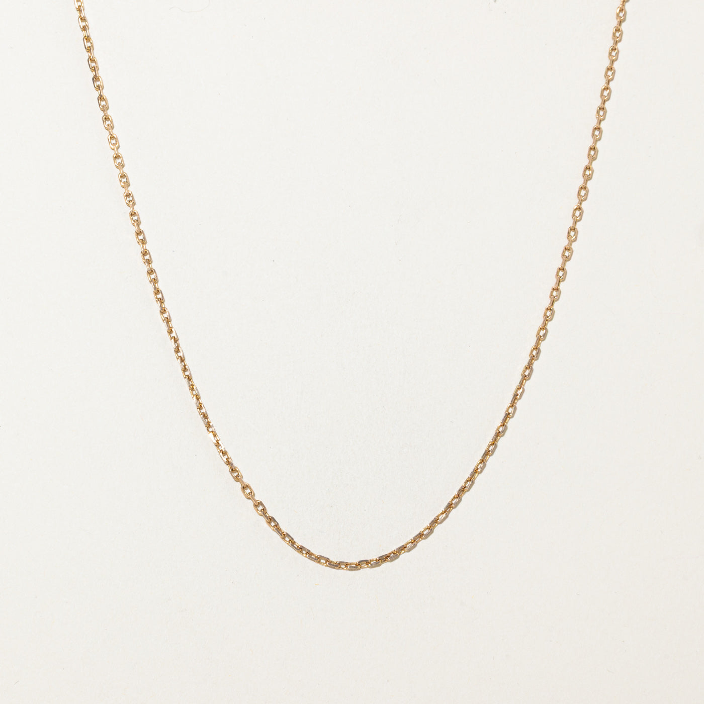 Collier à maillons en or jaune 18 carats | 63,5 cm