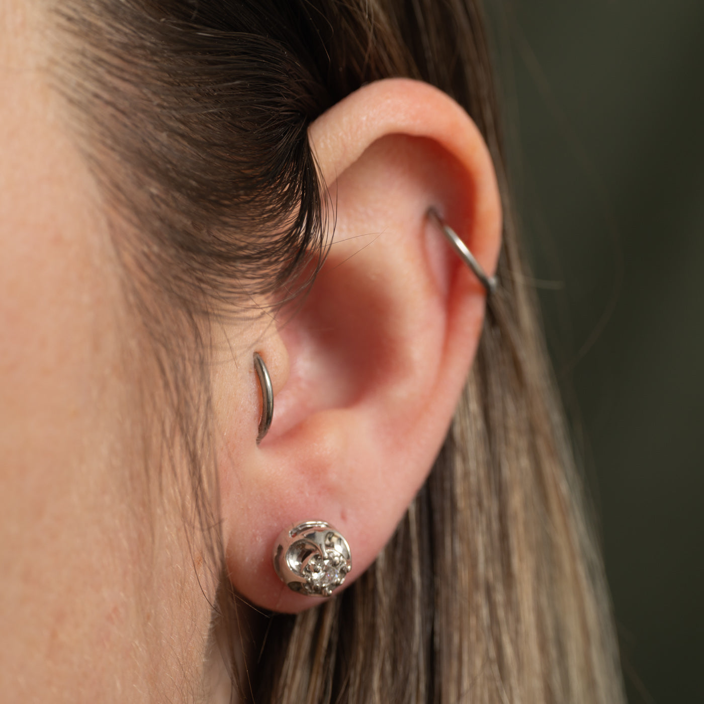 ***Boucles d'oreilles en or 14 carats 4293-49