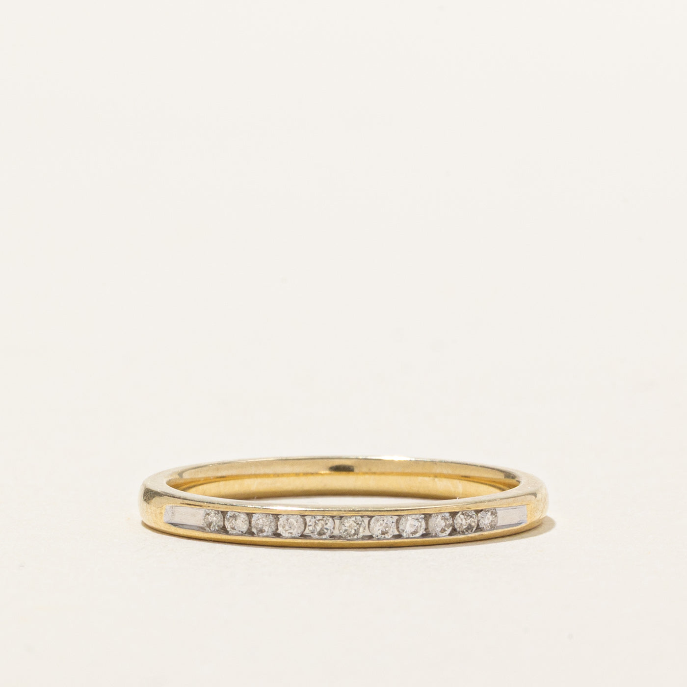 14K Semi Eternity Diamond Band | 1.95mm | SZ 7.0
