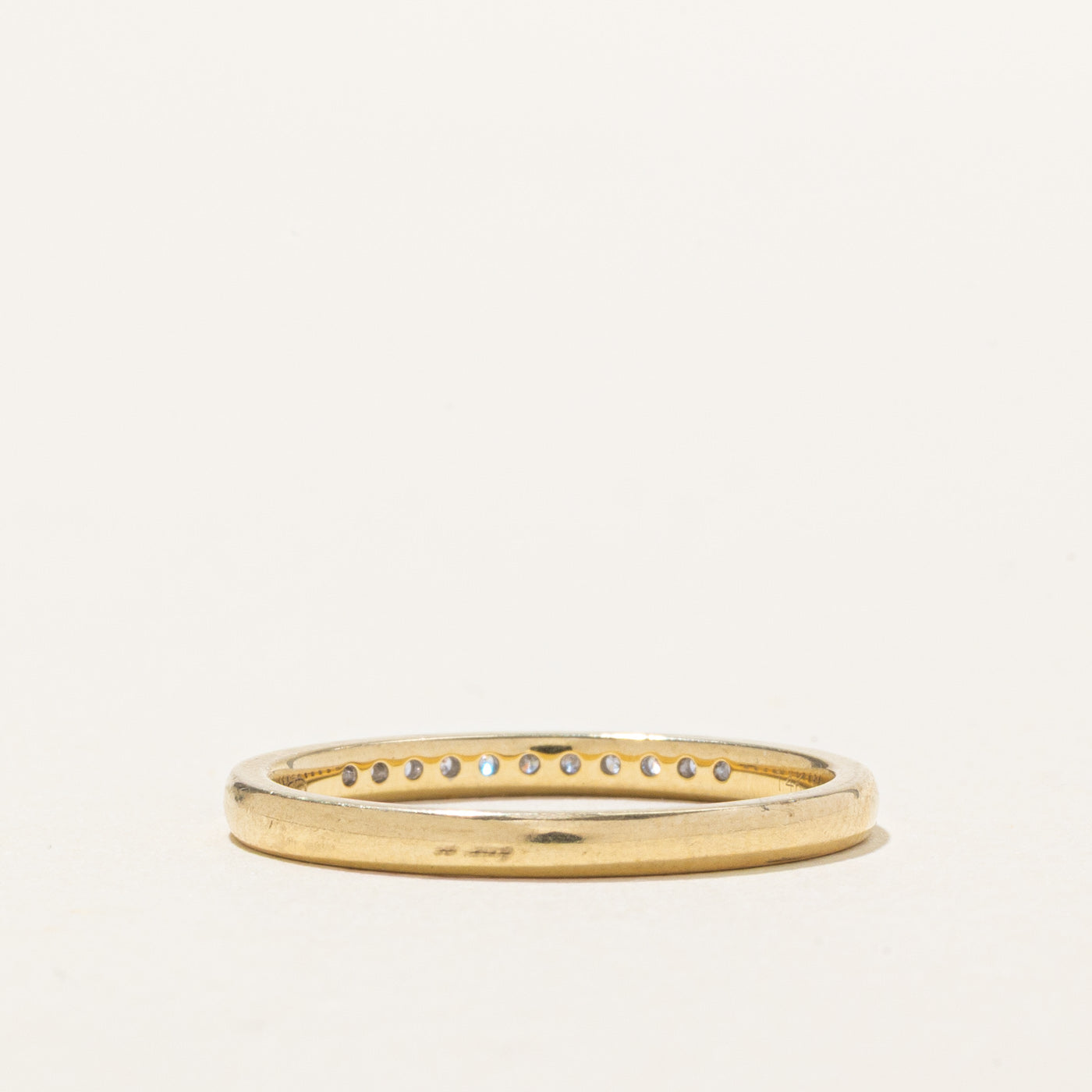 14K Semi Eternity Diamond Band | 1.95mm | SZ 7.0