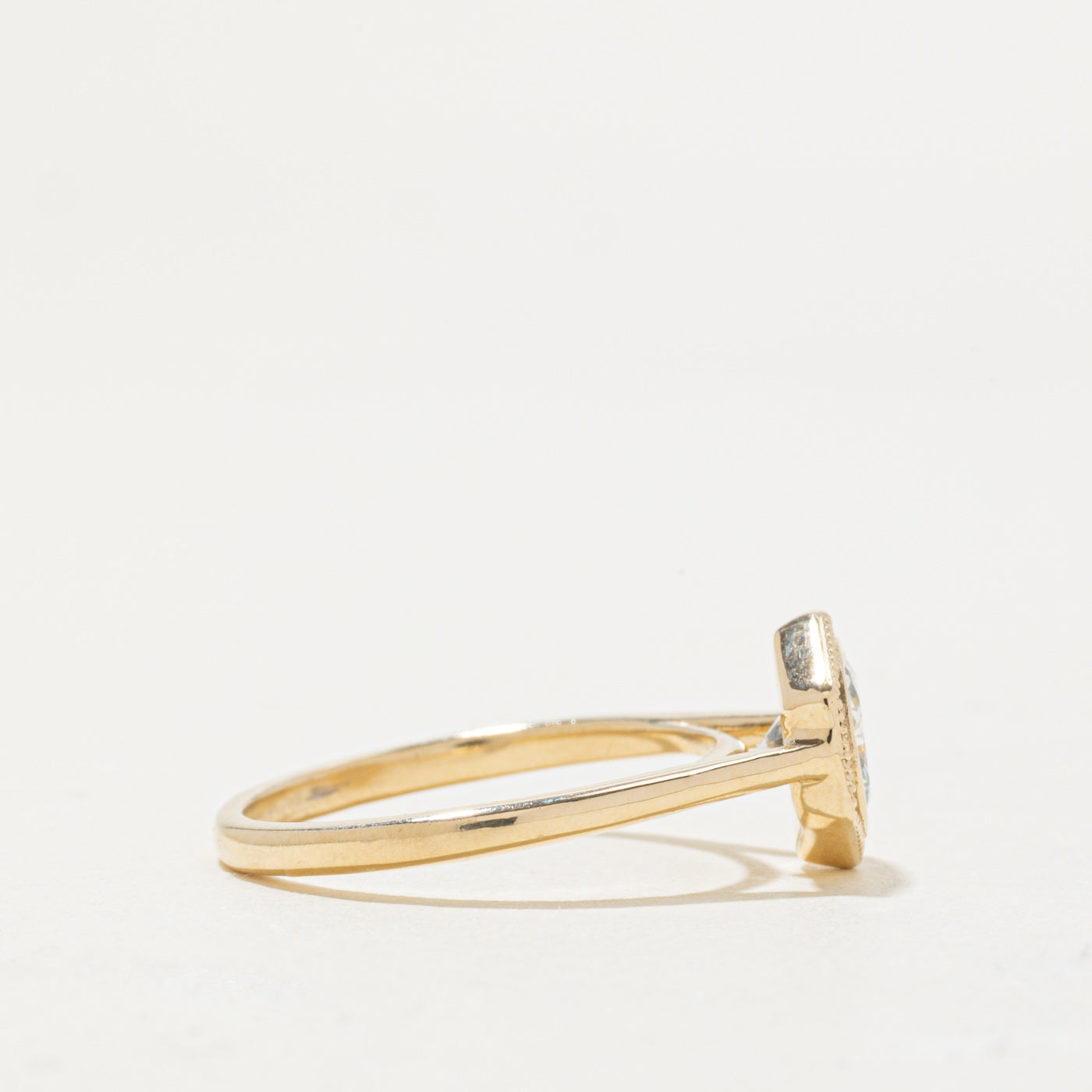 '100 Ways' 14k Yellow Hexagon Diamond Ring | 1.04ct | SZ 7