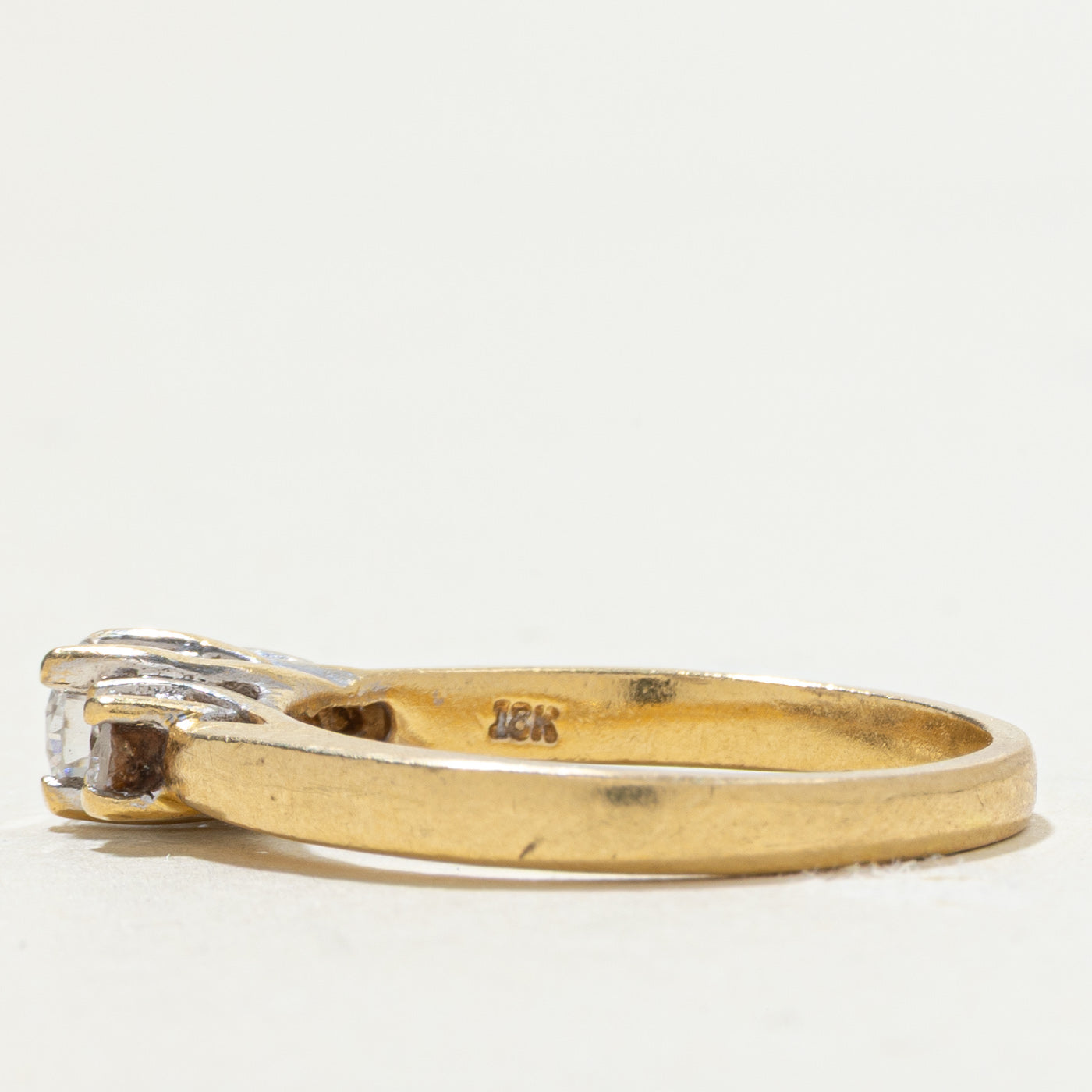 18k Three Stone Diamond Ring | 0.57ctw | SZ 8
