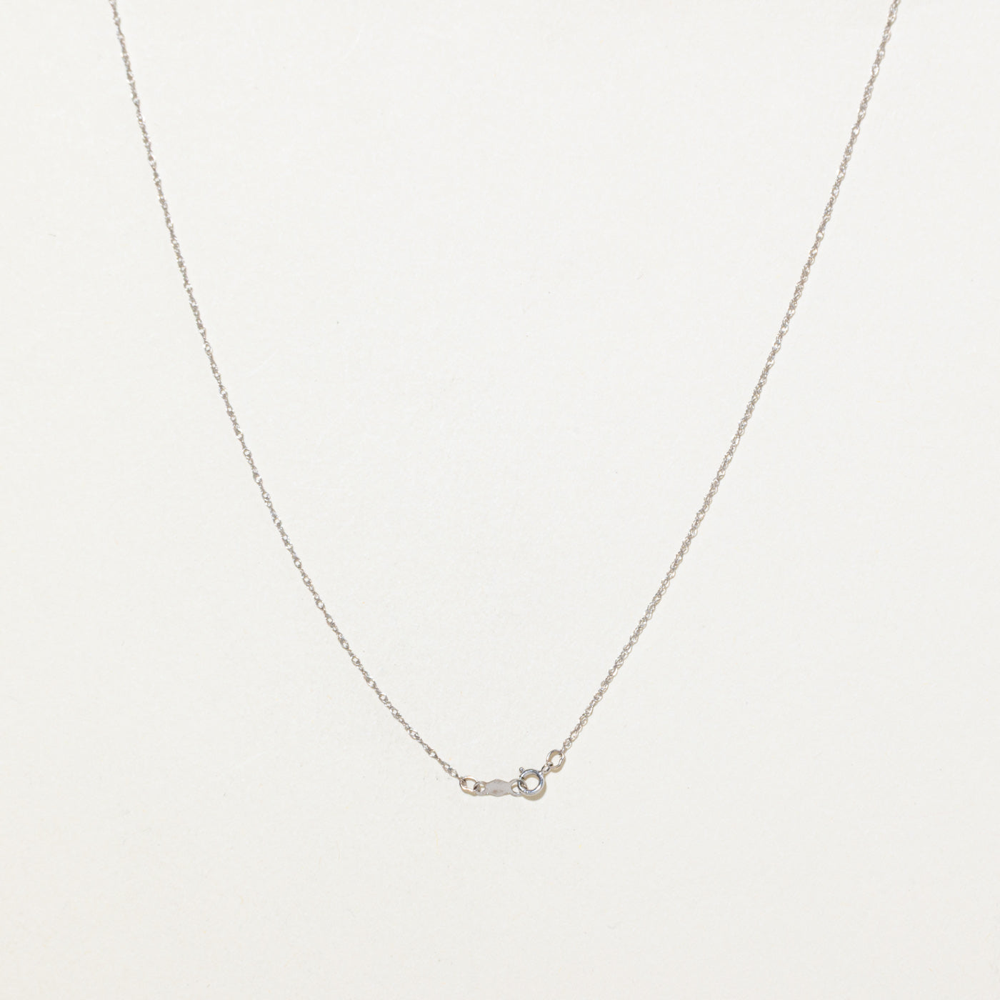 10K Two Tone Gold Diamond Heart Pendant Necklace | 18"