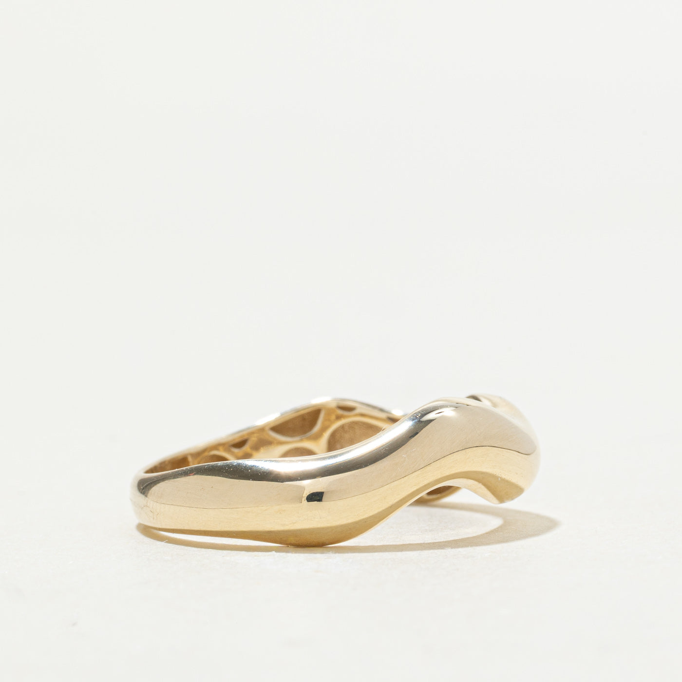 '100 Ways' 10k Yellow Gold Wavy Ring | Sizes Available