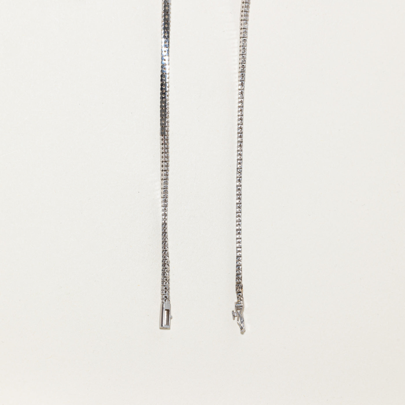 18k Diamond Waterfall Necklace | 3.03ctw | 16.5"
