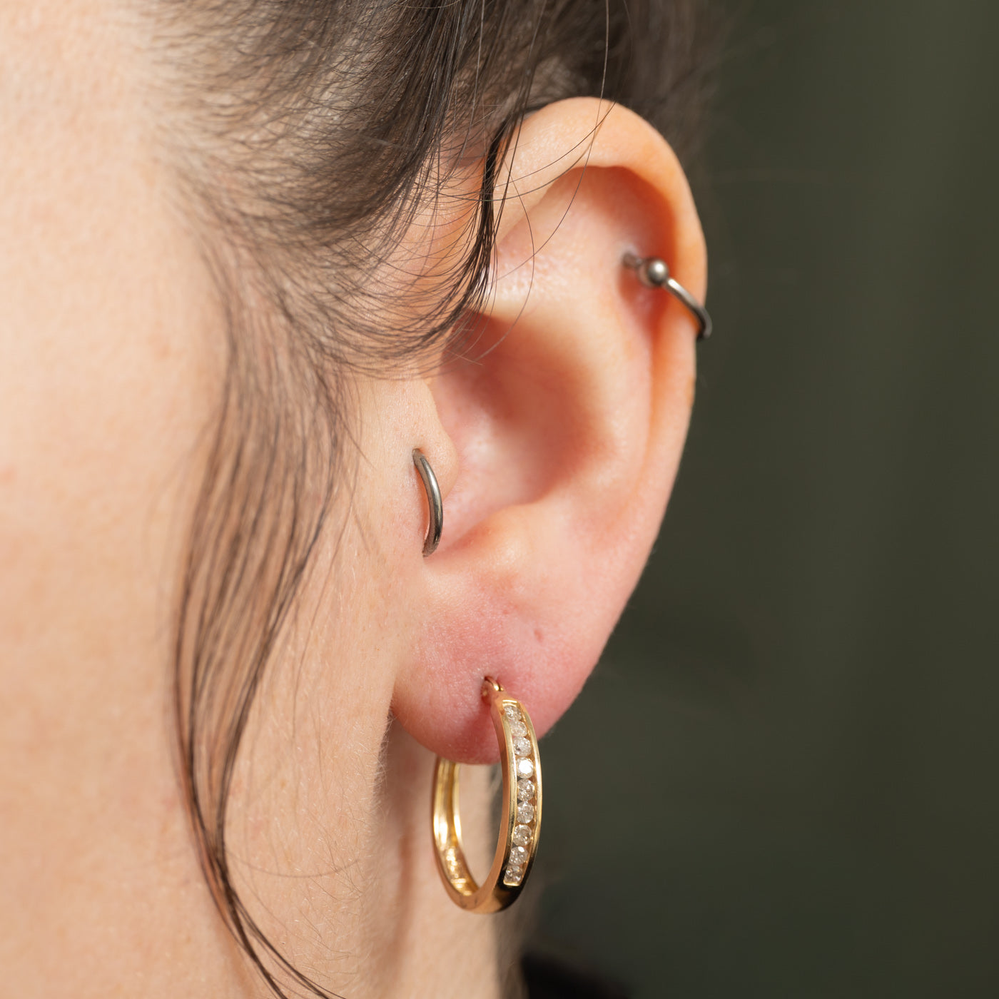 ***Boucles d'oreilles en or 14 carats 4293-47