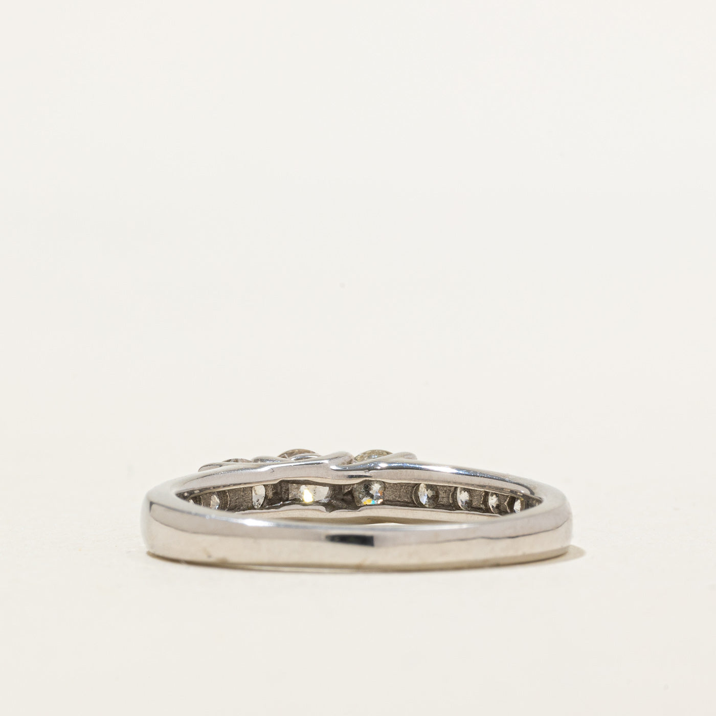 14k Diamond Three Stone Ring | 0.60ctw | SZ 8.5