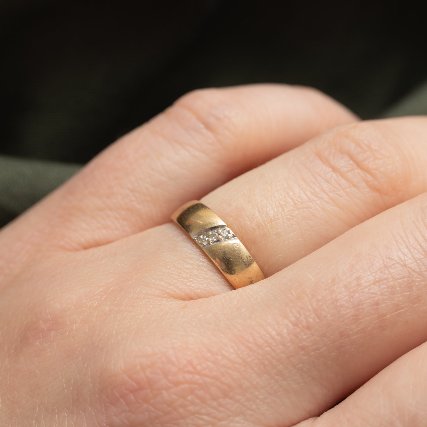 10k Diagonal Diamond Band | SZ 5