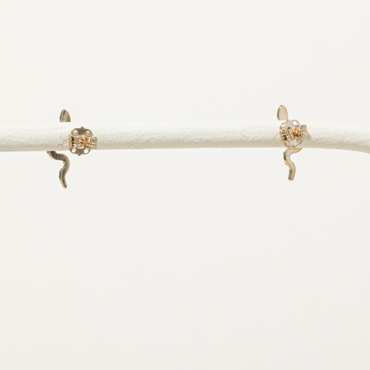 '100 Ways' 10k Snake Stud Earrings