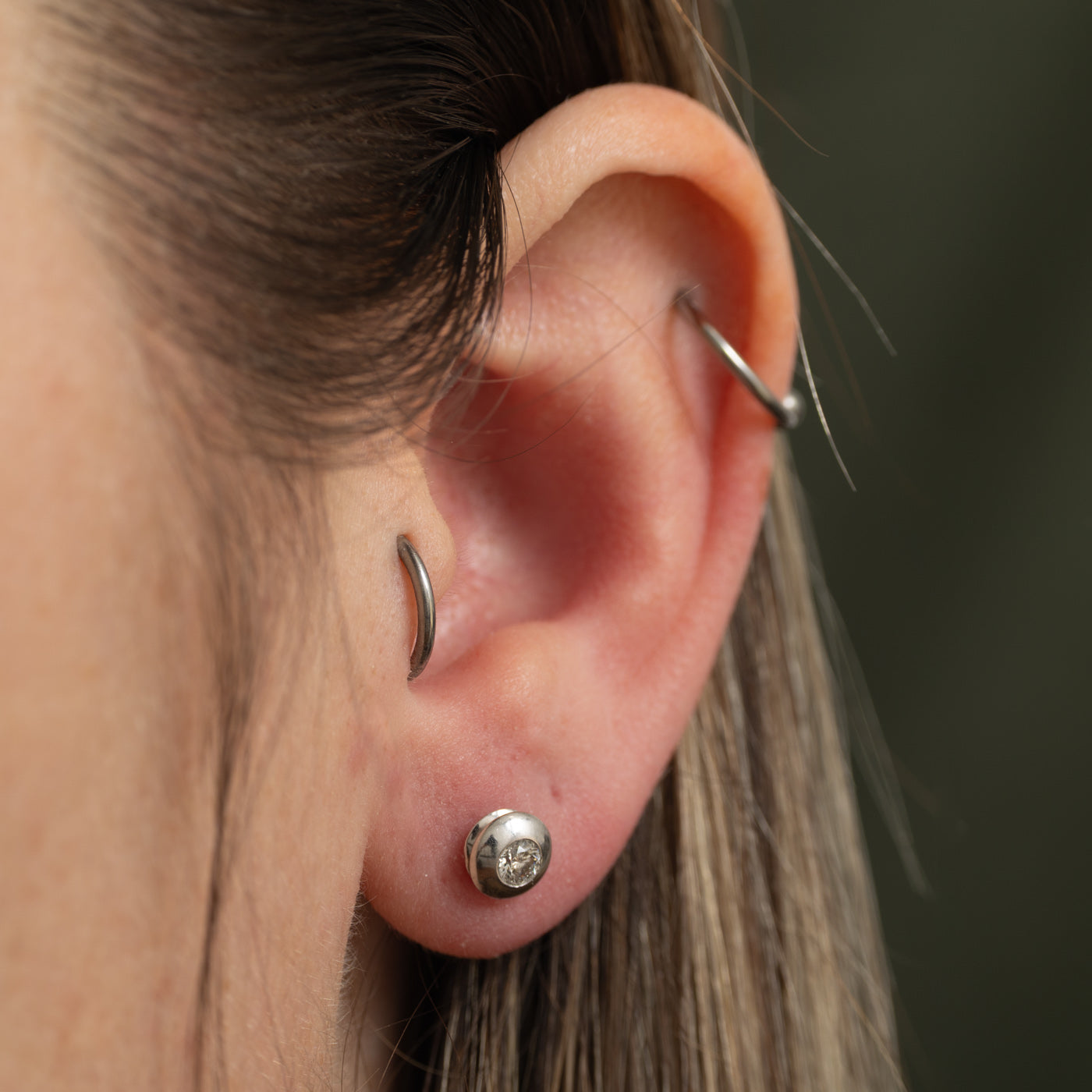 ***Boucles d'oreilles en or 14 carats 4293-28