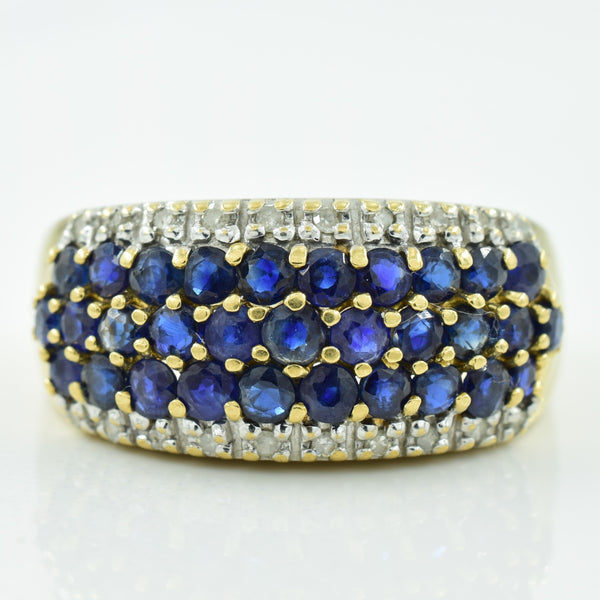 Sapphire & Diamond Ring | 1.50ctw, 0.10ctw | SZ 6.75 |