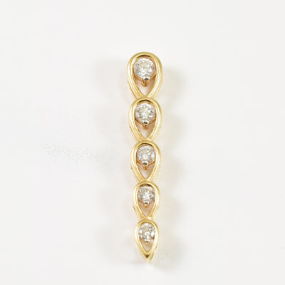 Diamond Drop Pendant | 0.37ctw |