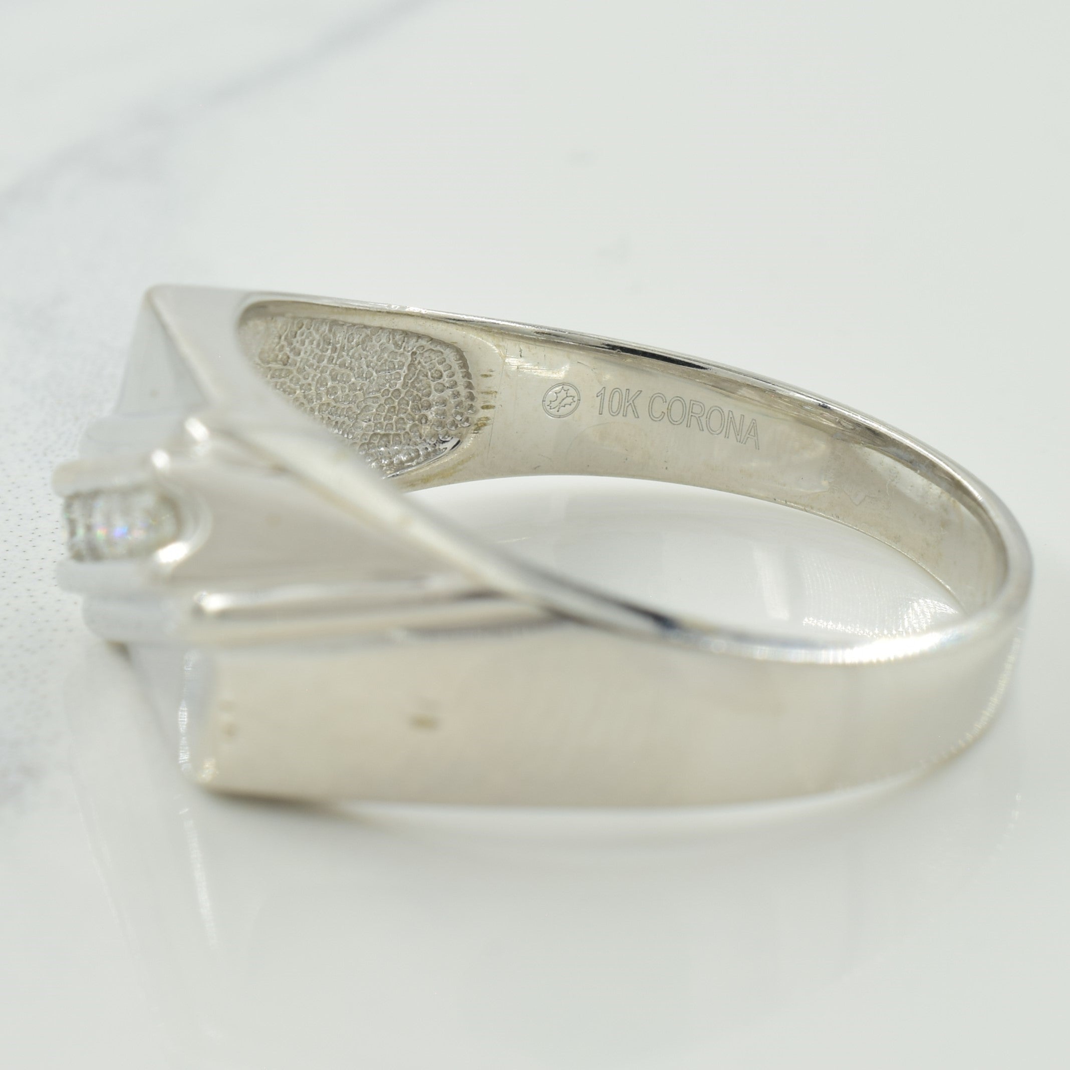 Channel Set Diamond Ring | 0.15ctw | SZ 12  |