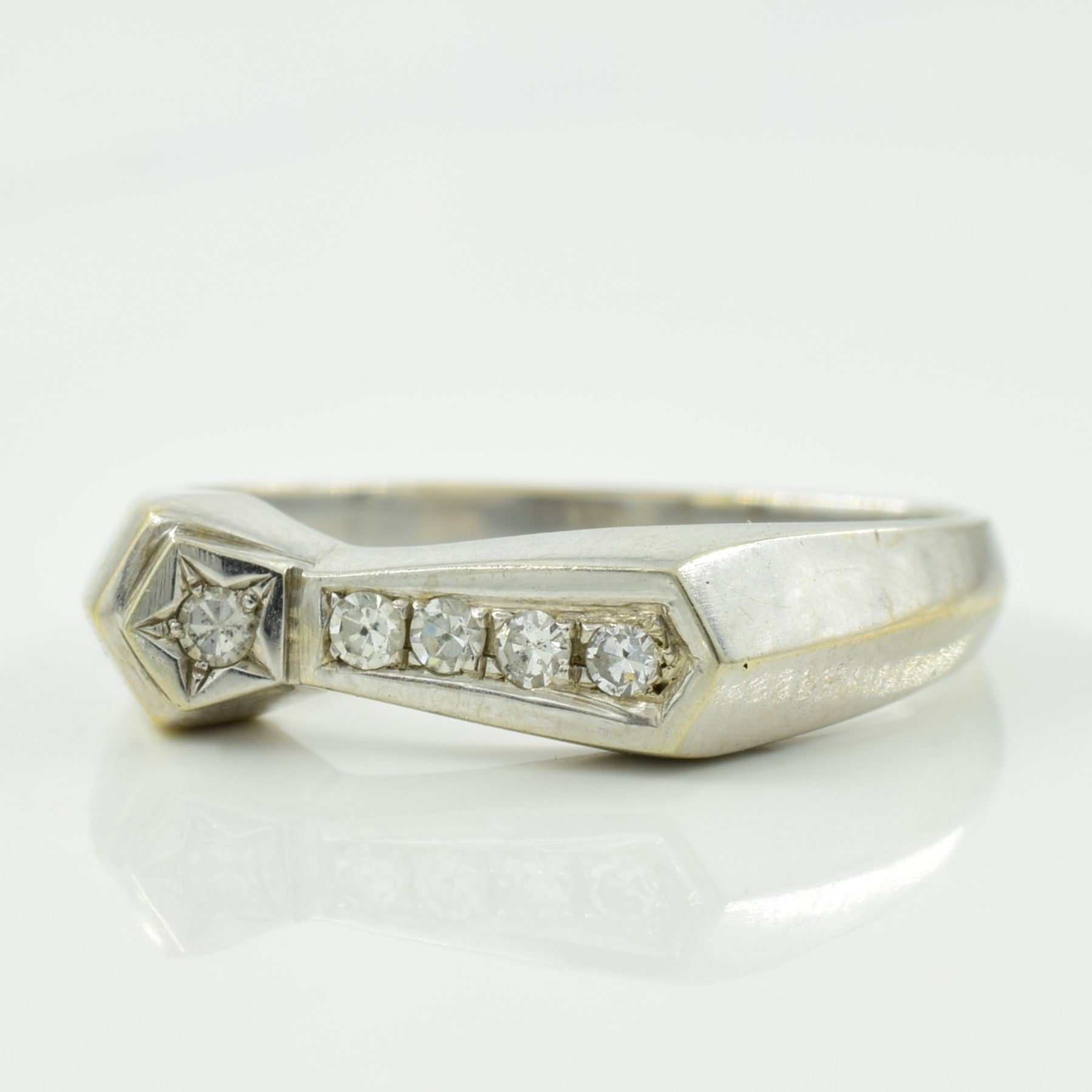 Five Stone Diamond Ring | 0.08ctw | SZ 6.75 |
