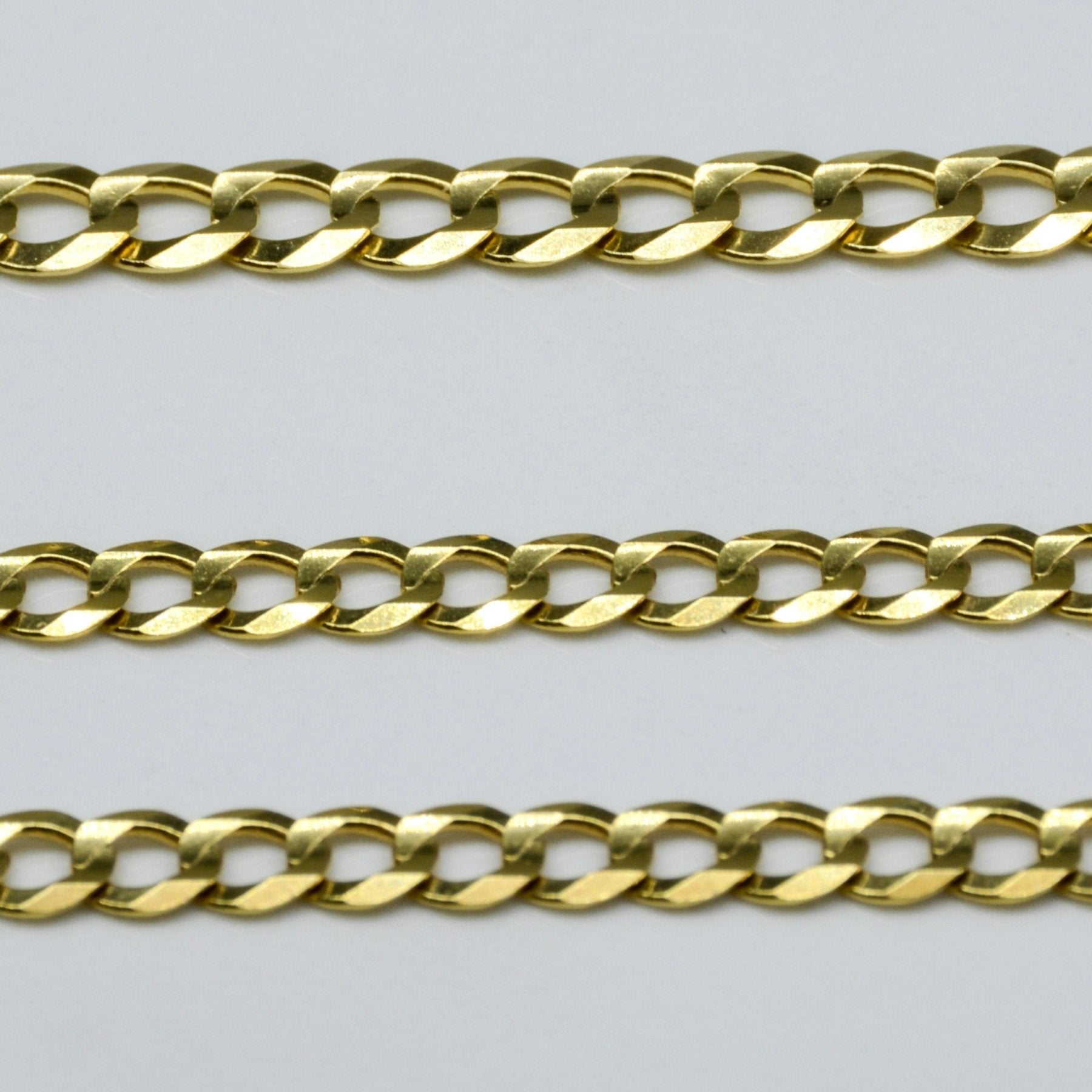 10k Curb Chain Necklace & Bracelet Set | - 100 Ways