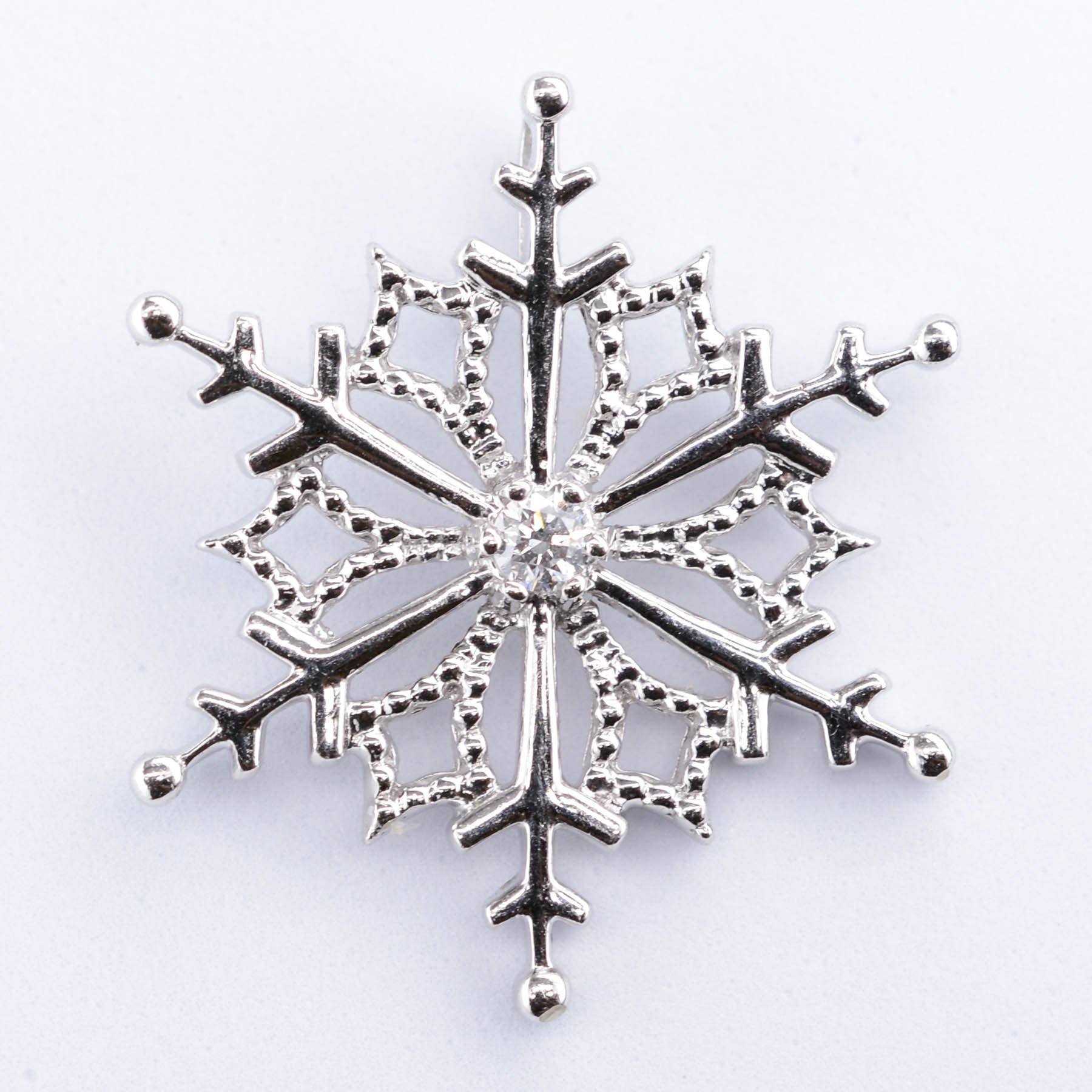 10k Diamond Snowflake Pendant | 0.03ct | - 100 Ways
