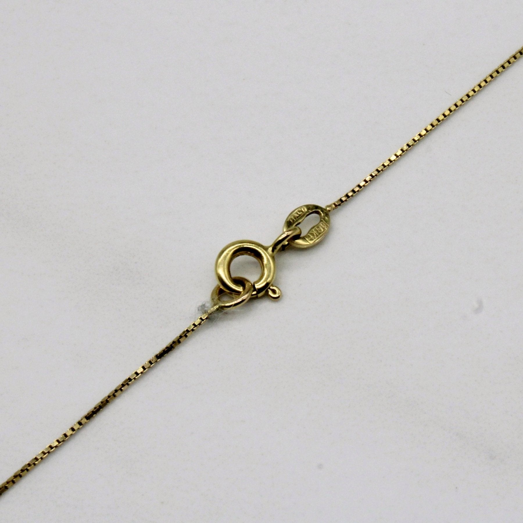10k Tri Tone Gold Drop Necklace | 17" | - 100 Ways