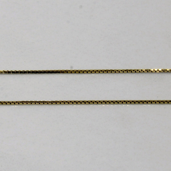 10k Tri Tone Gold Drop Necklace | 17