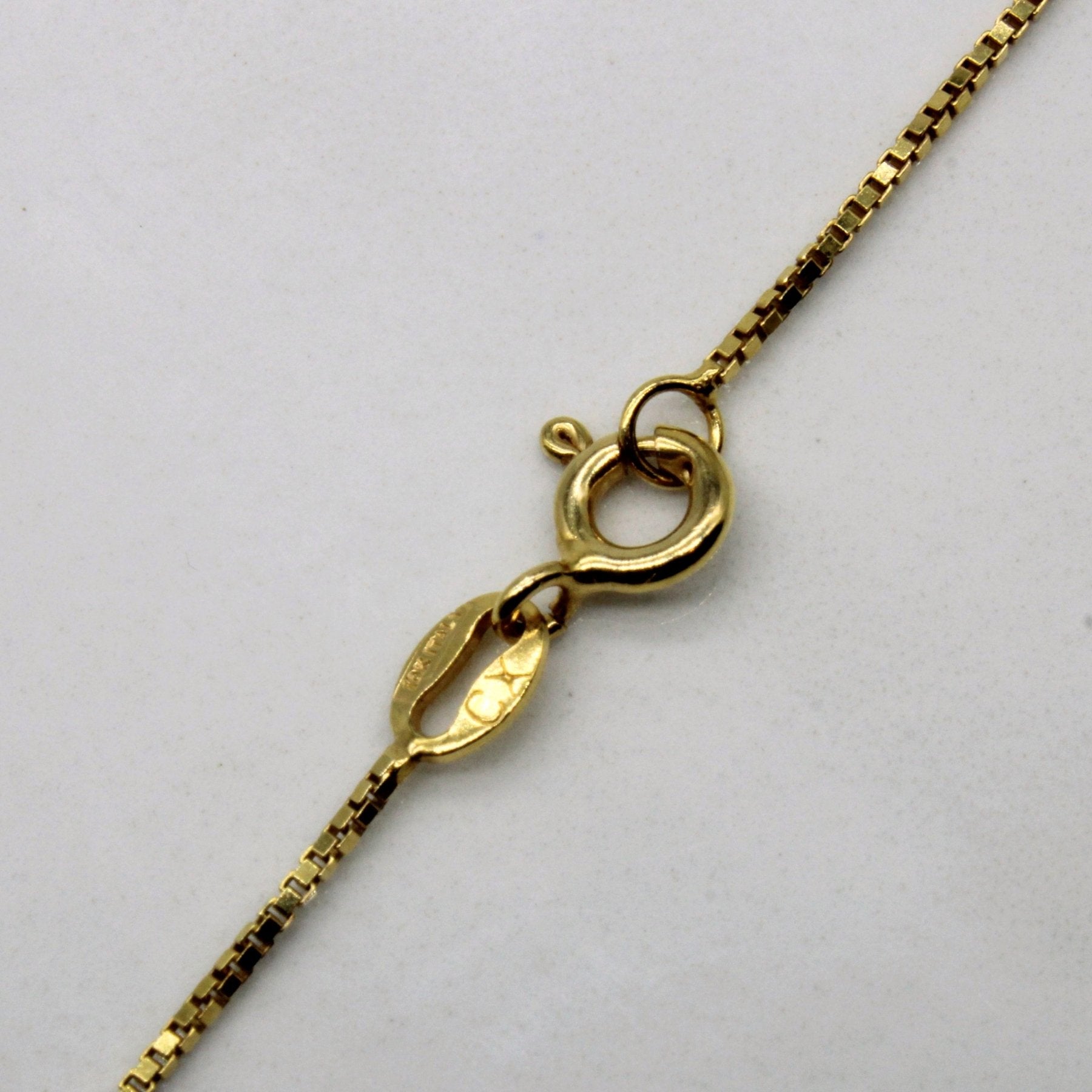 10k Tri Tone Gold Necklace | 16" | - 100 Ways