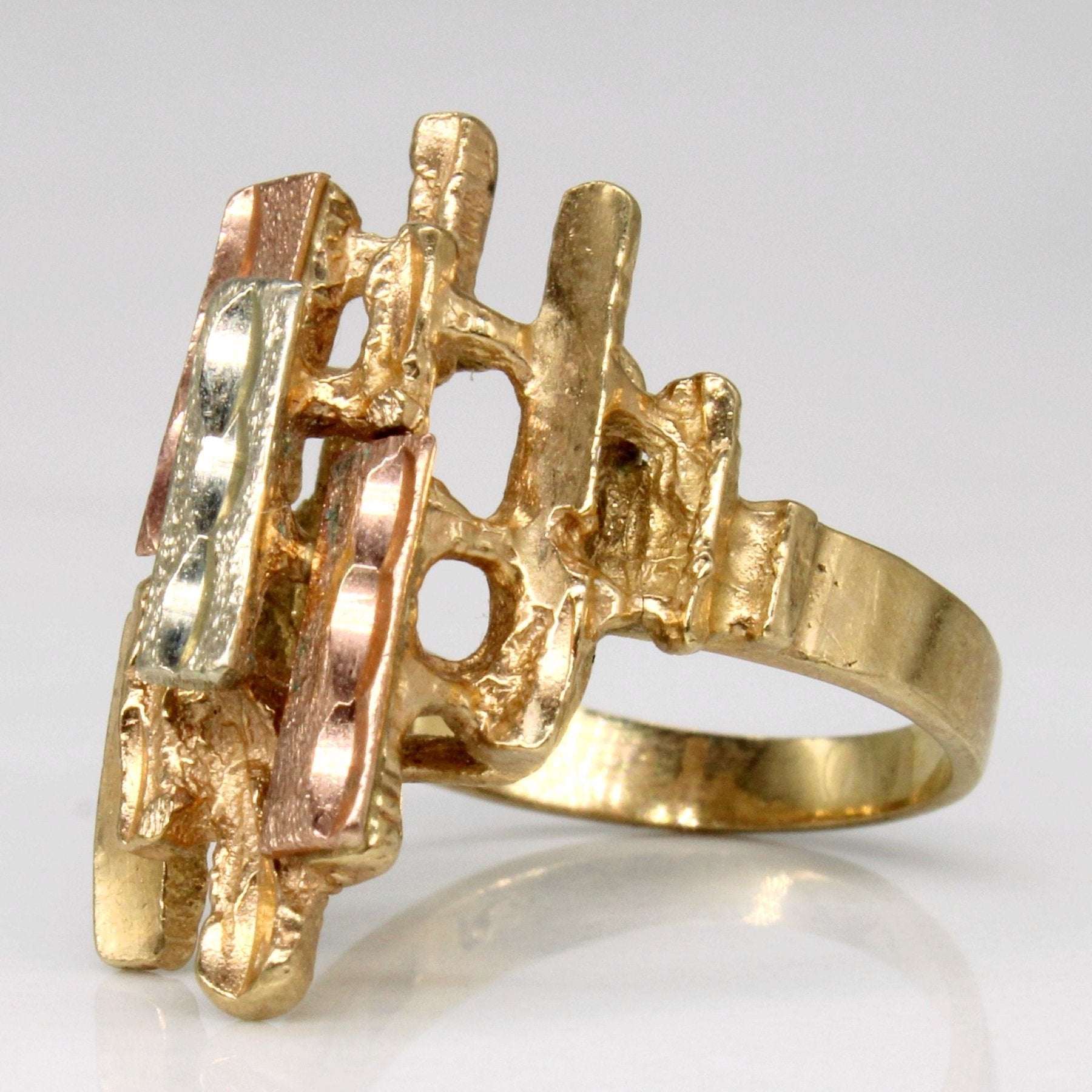 10k Tri Tone Gold Ring | SZ 5 | - 100 Ways