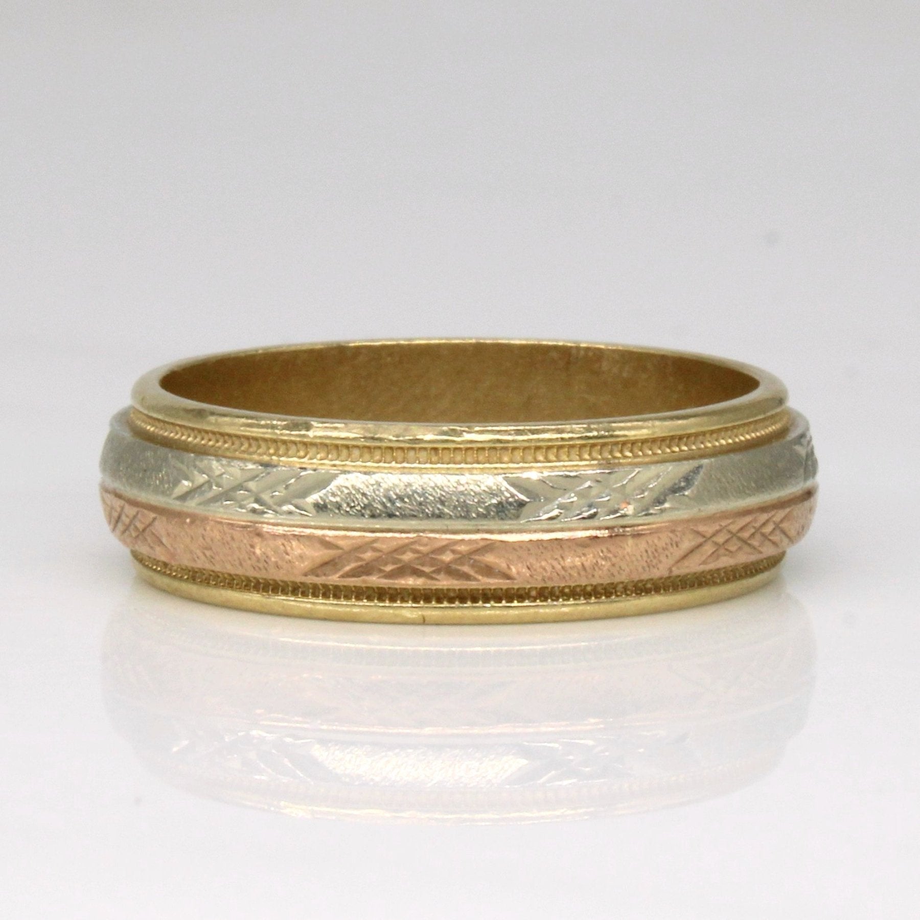 10k Tri Tone Gold Ring | SZ 9 | - 100 Ways