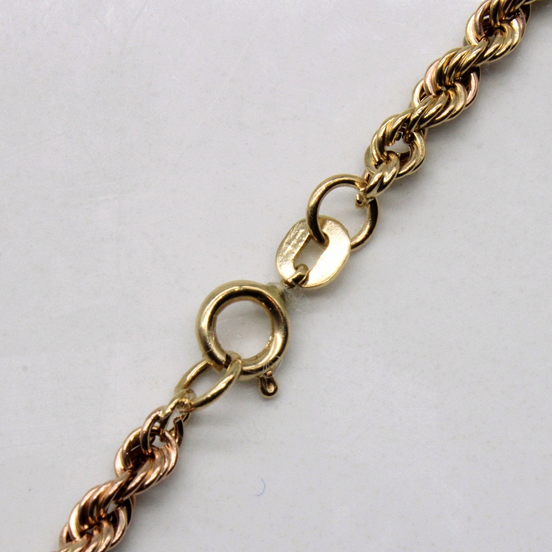 10k Tri Tone Gold Rope Chain | 24" | - 100 Ways