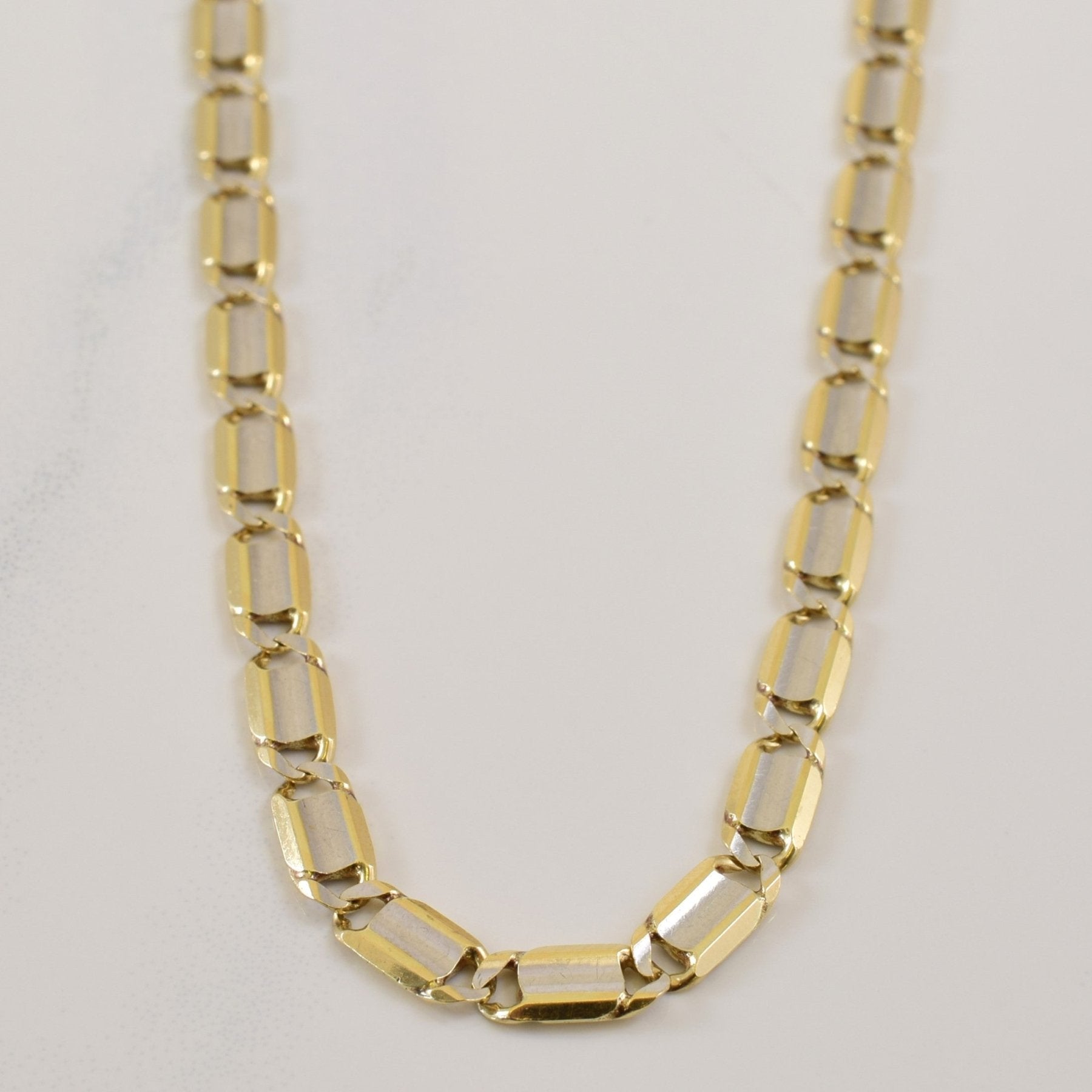 10k Two Tone Chain | 18.5" | - 100 Ways