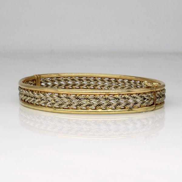 10k Two Tone Gold Bracelet | 7