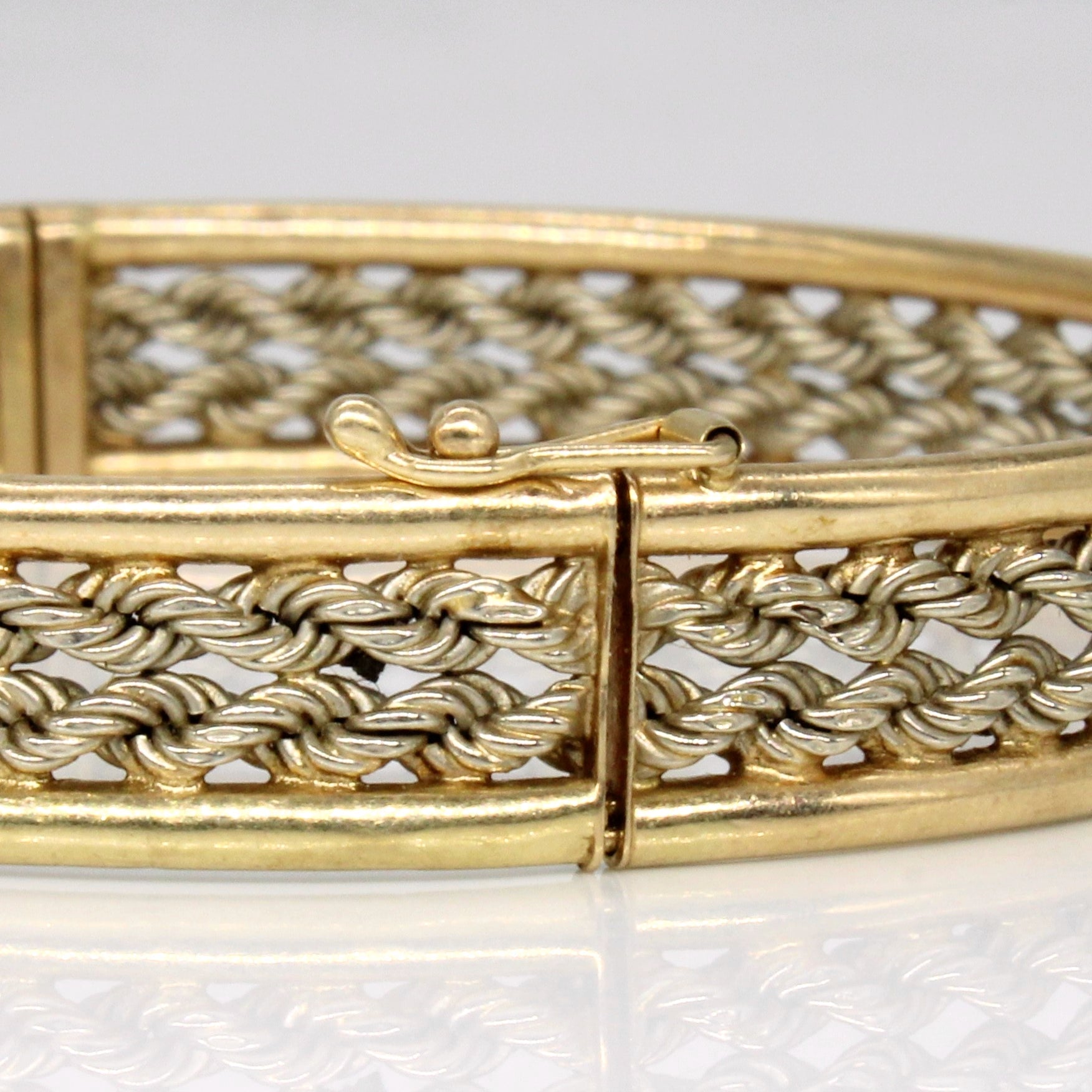 10k Two Tone Gold Bracelet | 7