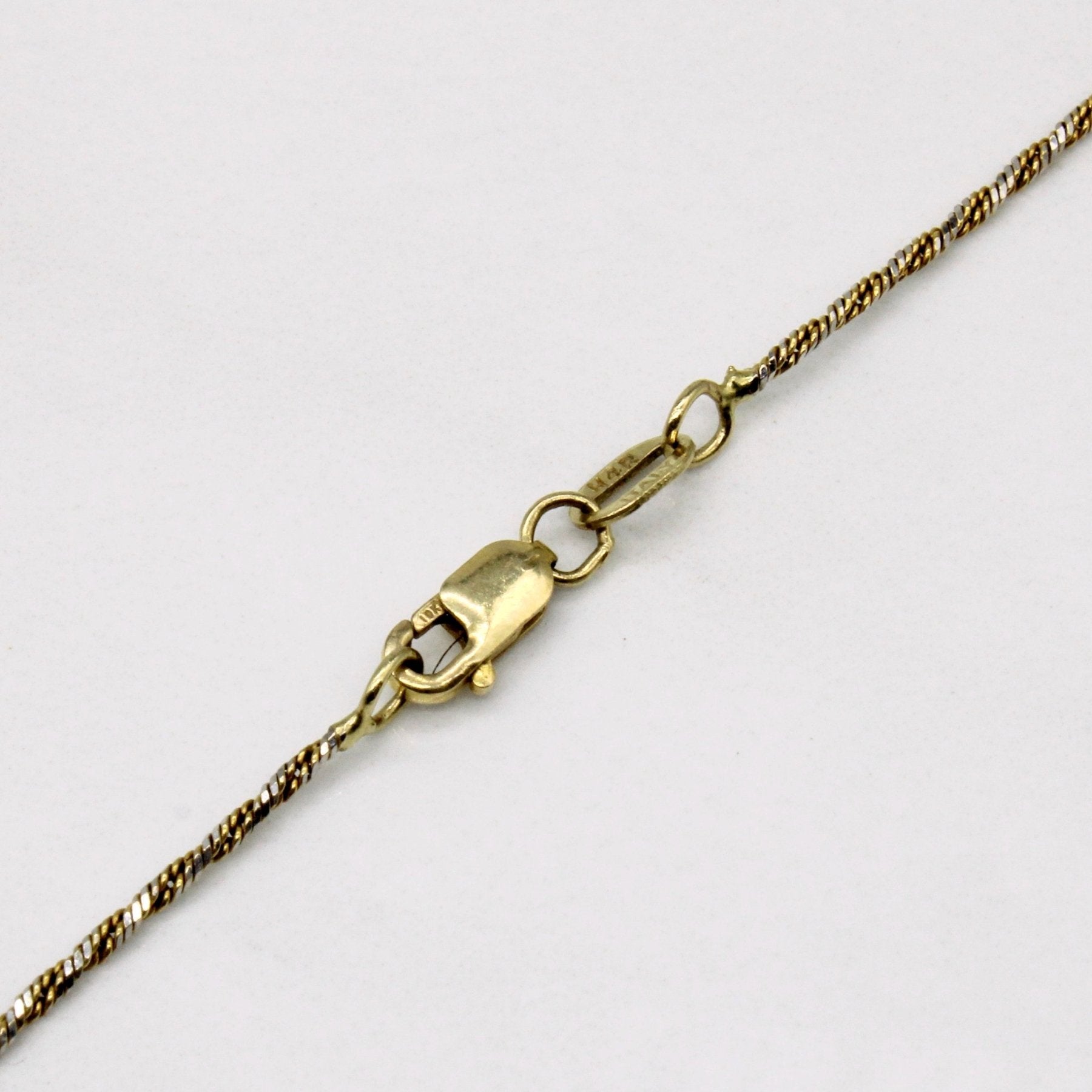 10k Two Tone Gold Necklace | 20