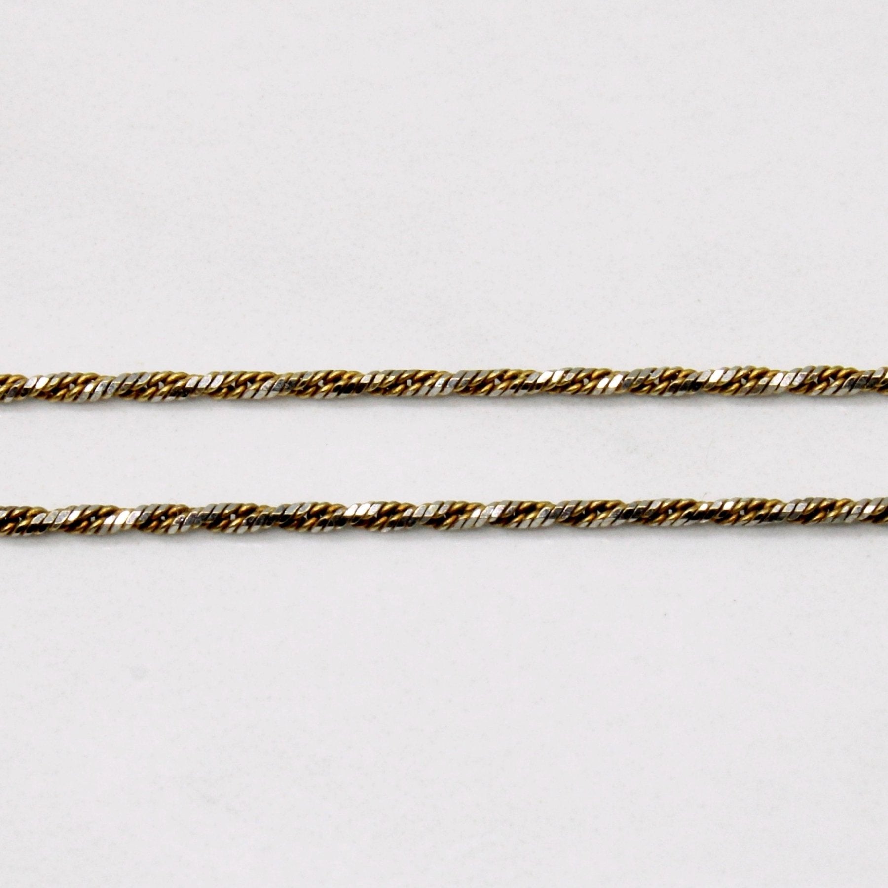 10k Two Tone Gold Necklace | 20