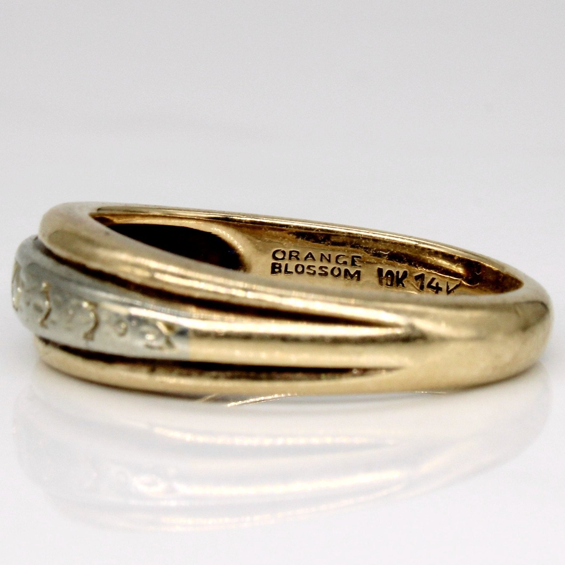 10k Two Tone Gold Ring | SZ 10 | - 100 Ways