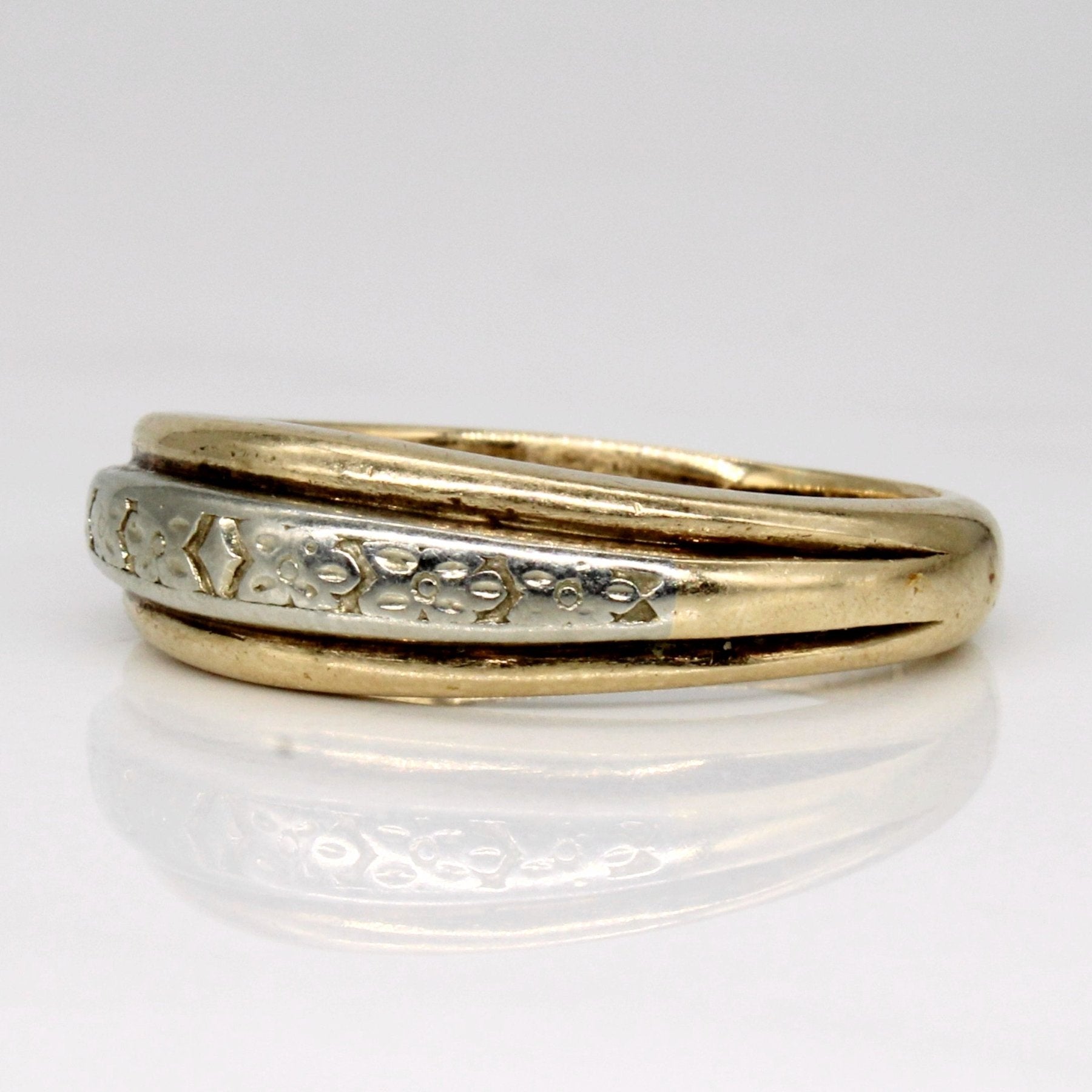 10k Two Tone Gold Ring | SZ 10 | - 100 Ways