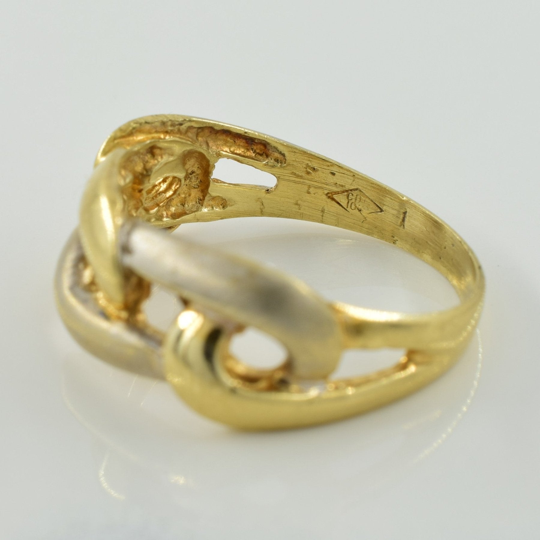10k Two Tone Gold Ring | SZ 7 | - 100 Ways
