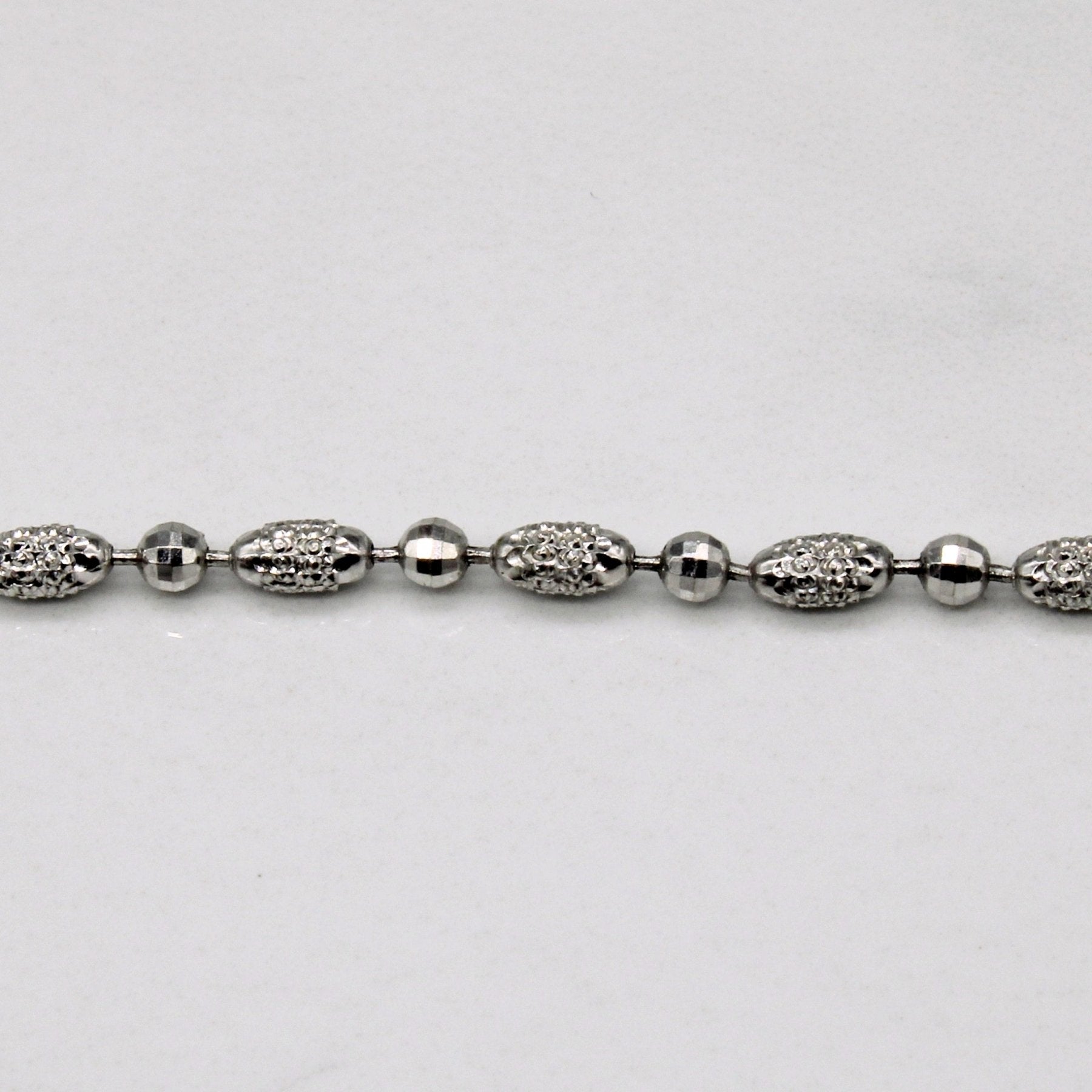 10k White Gold Bracelet | 7