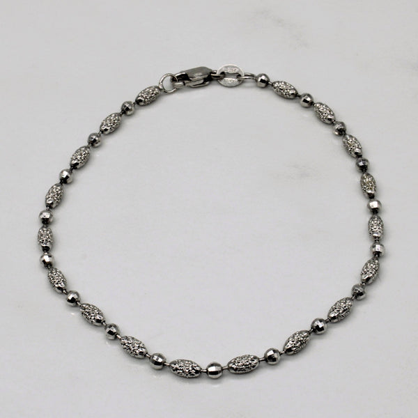 10k White Gold Bracelet | 7