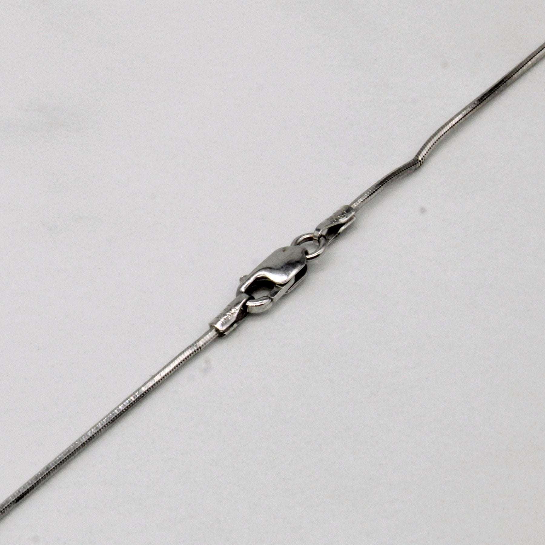 10k White Gold Chain | 18