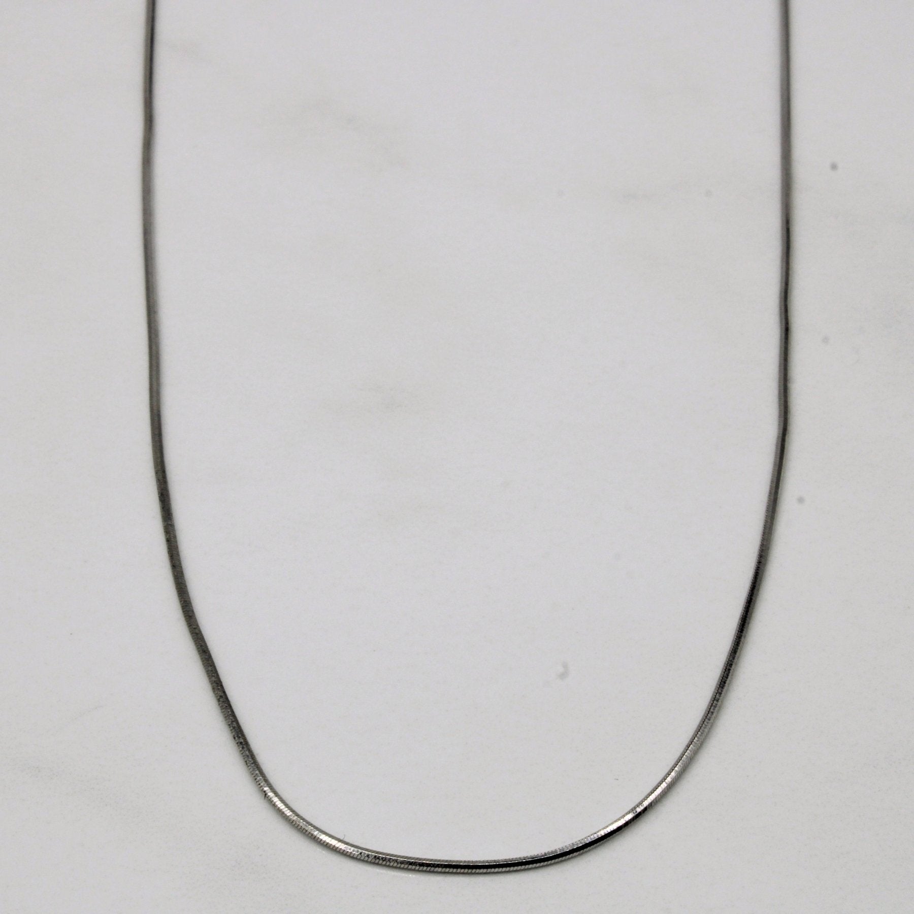 10k White Gold Chain | 18