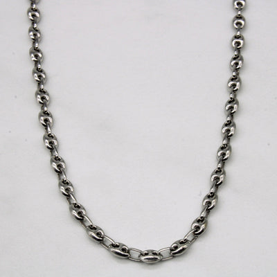 10k White Gold Chain | 18