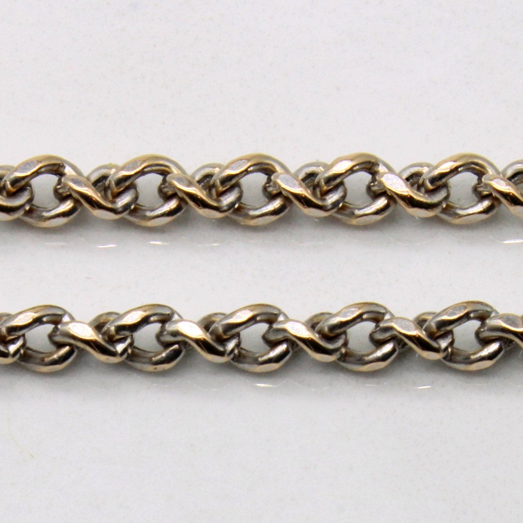 10k White Gold Chain | 19" | - 100 Ways