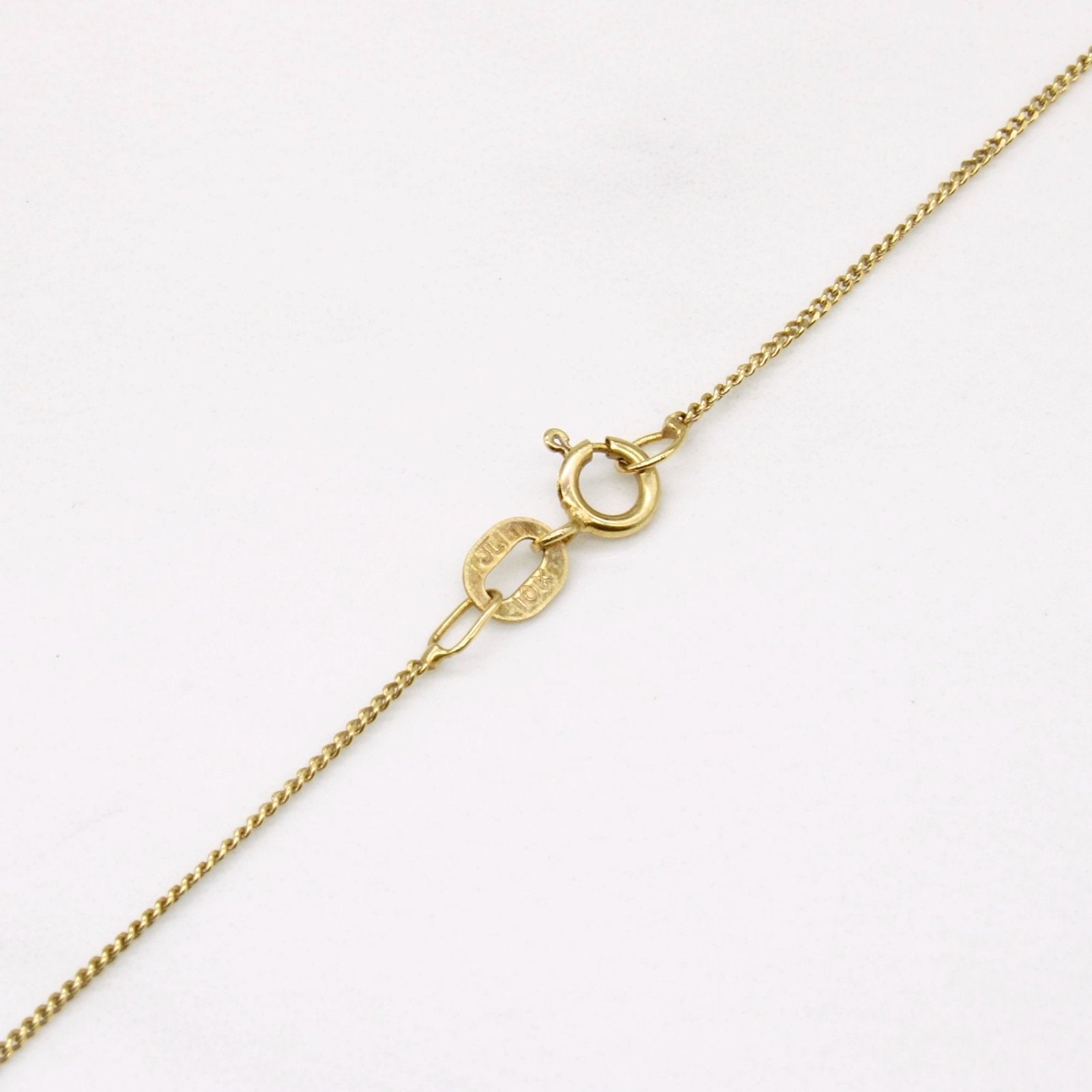 10k Yellow Curb Gold Chain | 17