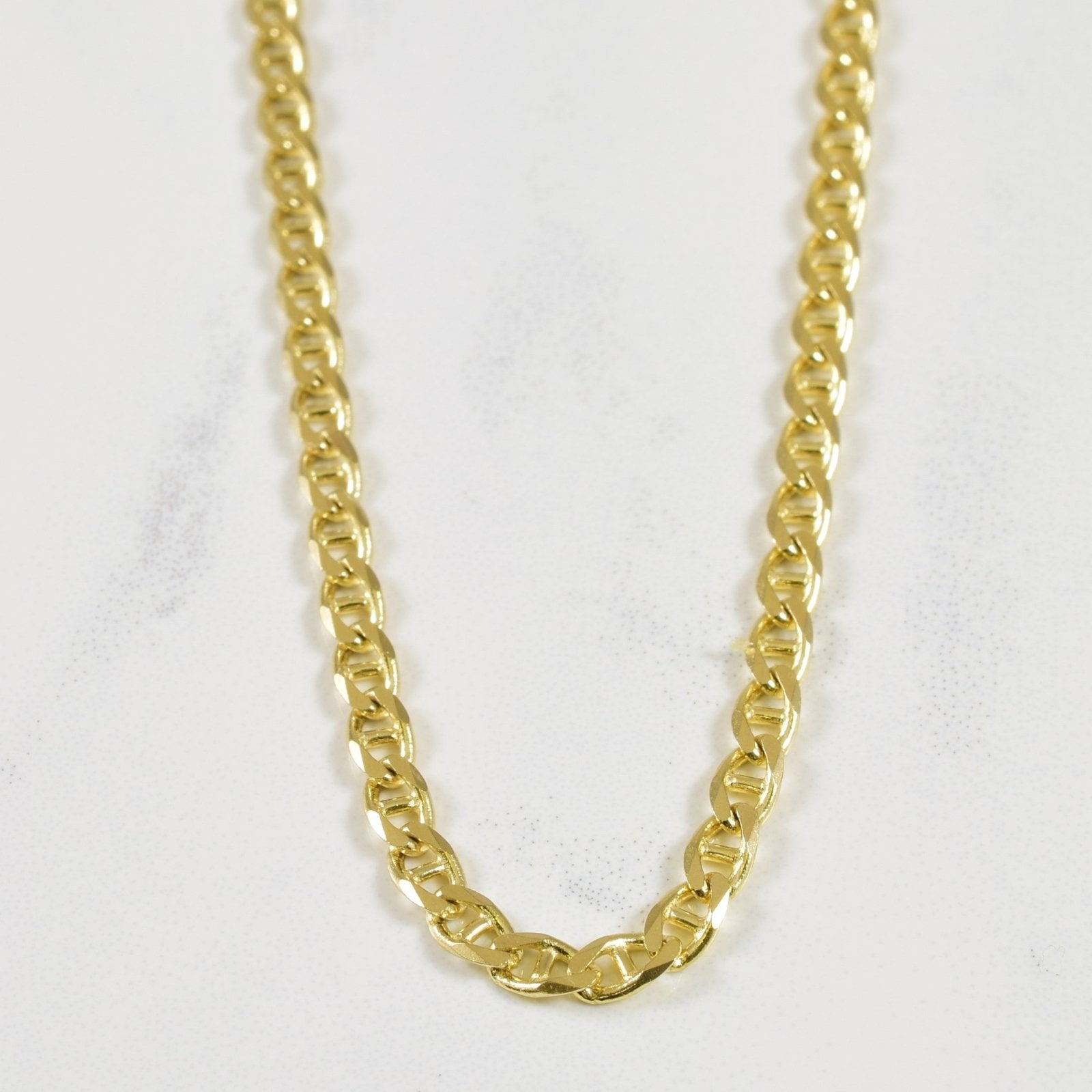 10k Yellow Gold Anchor | 22" | - 100 Ways